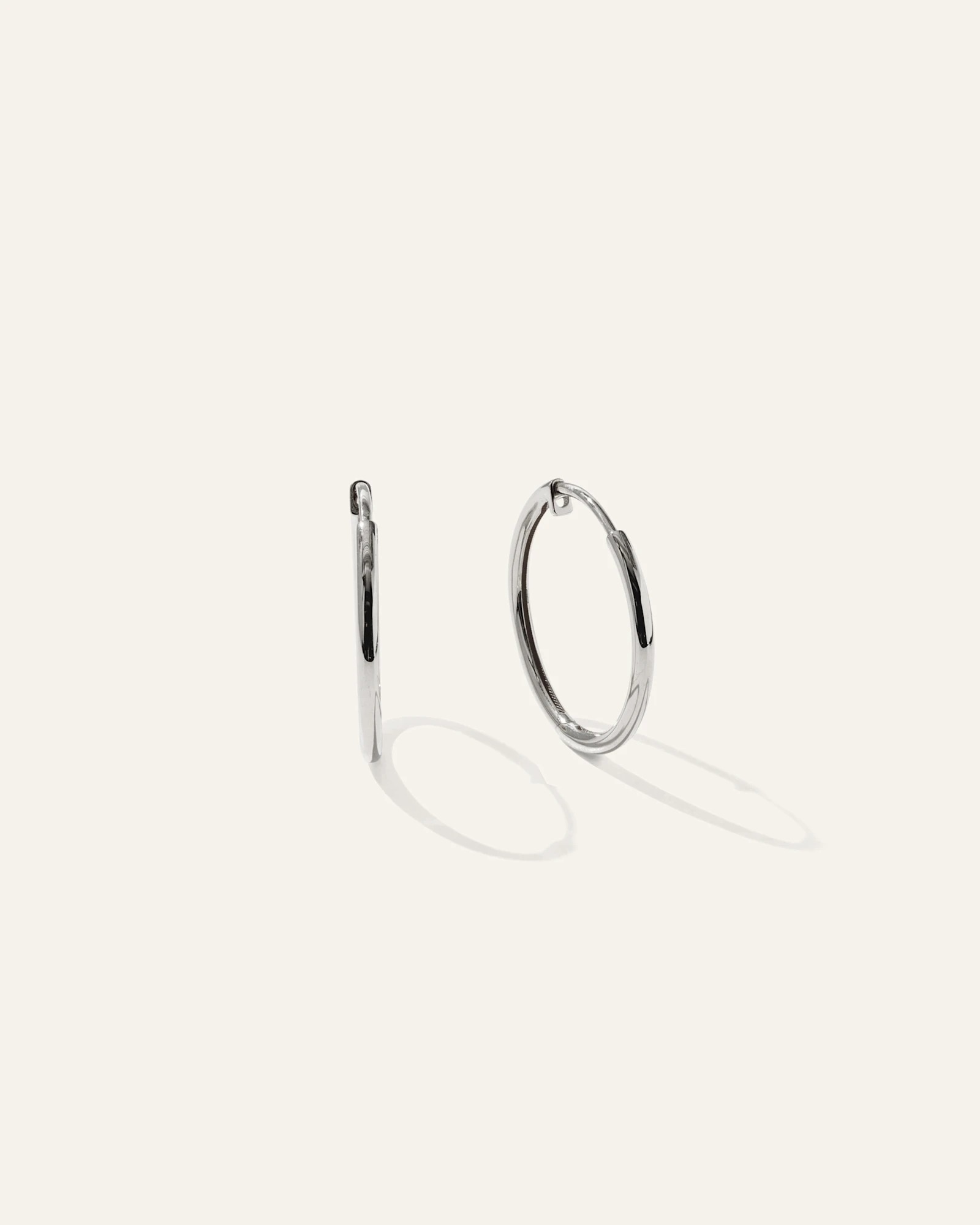 14K Gold Classic Hoops