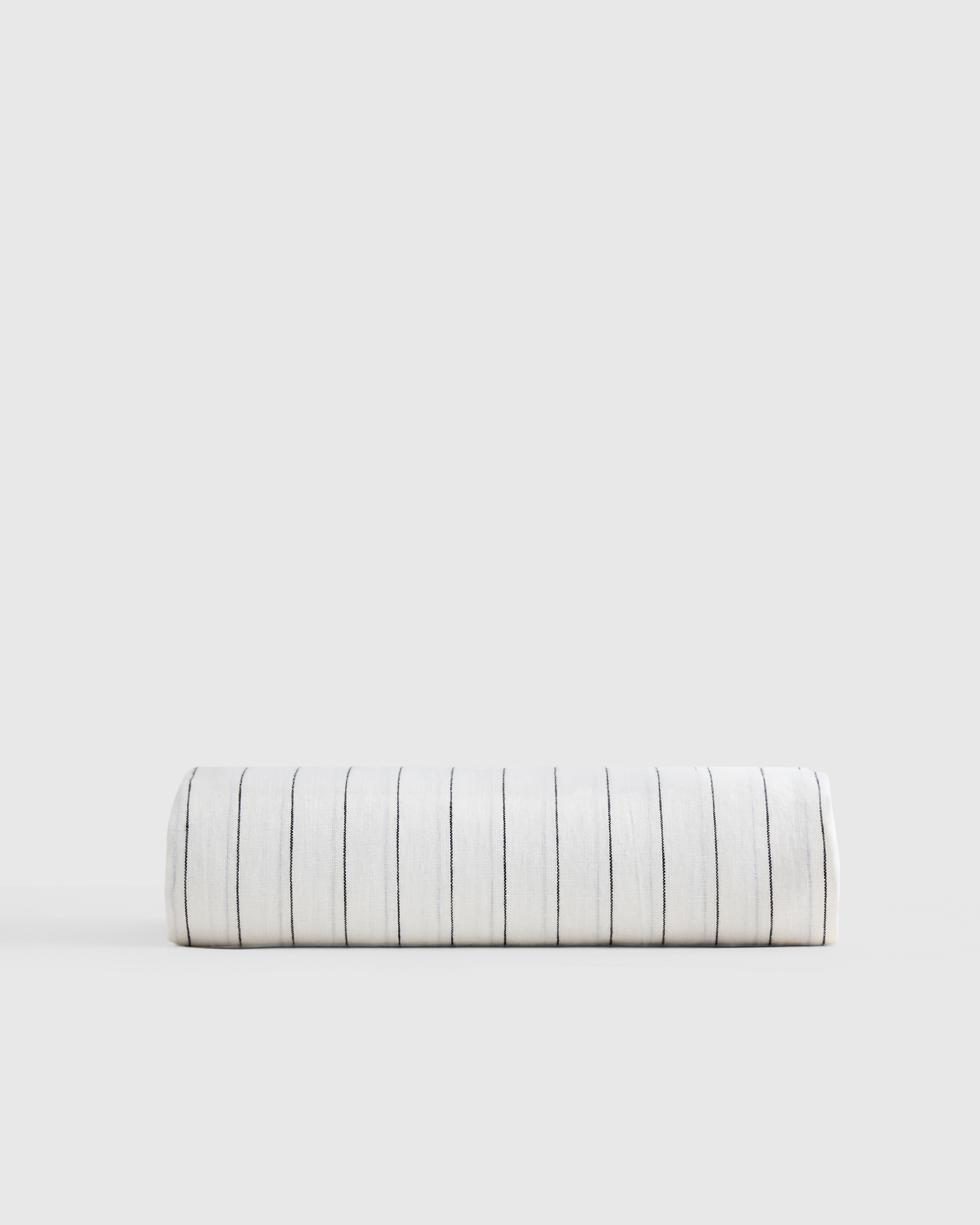 Pencil Stripe European Linen Stripe Fitted Sheet