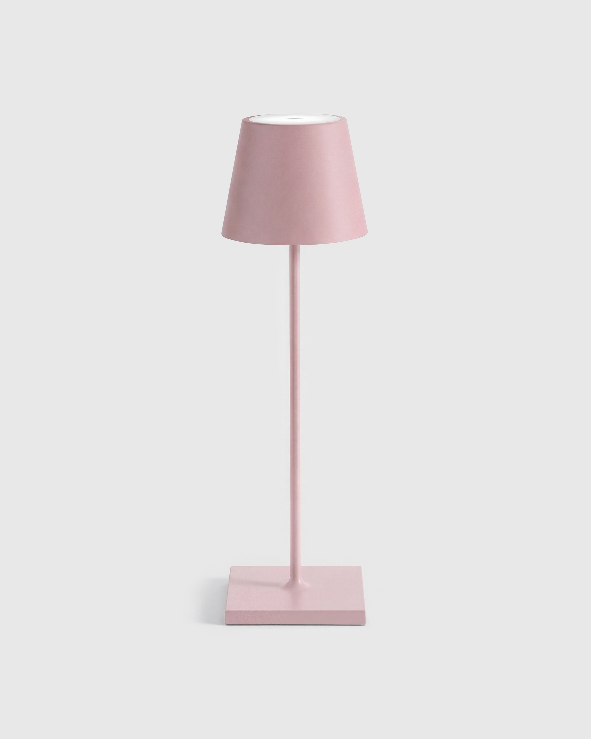 Pink Poldina Pro Rechargeable Table Lamp by Zafferano