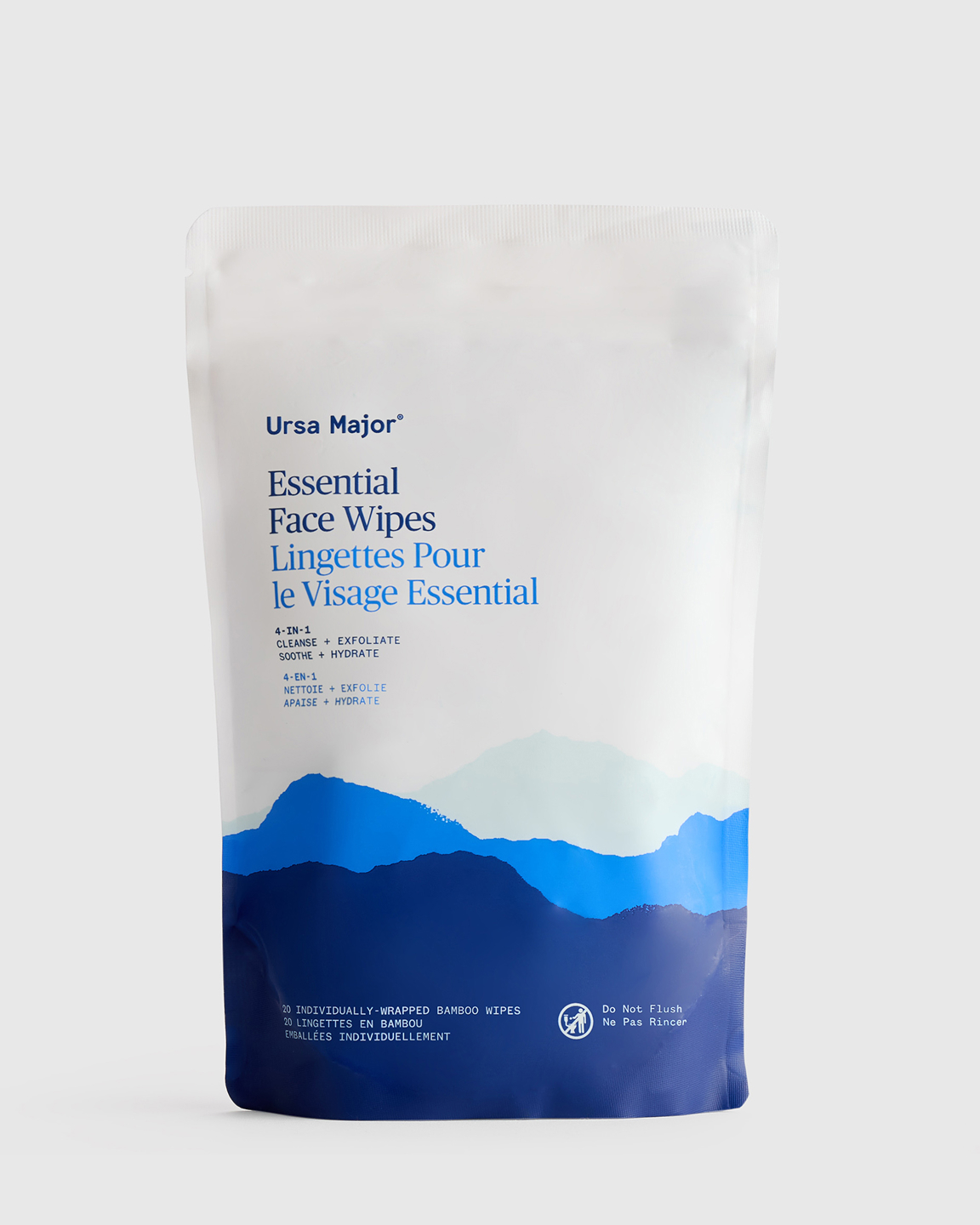 No Color Essential Face Wipes 20 ct by Ursa Major