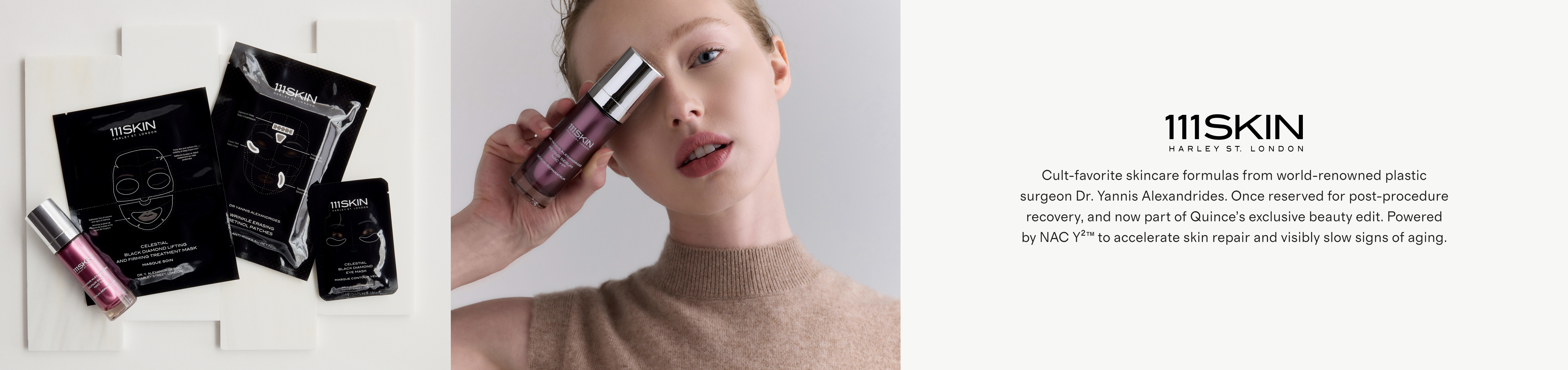 111SKIN 3P brand page banner - Desktop