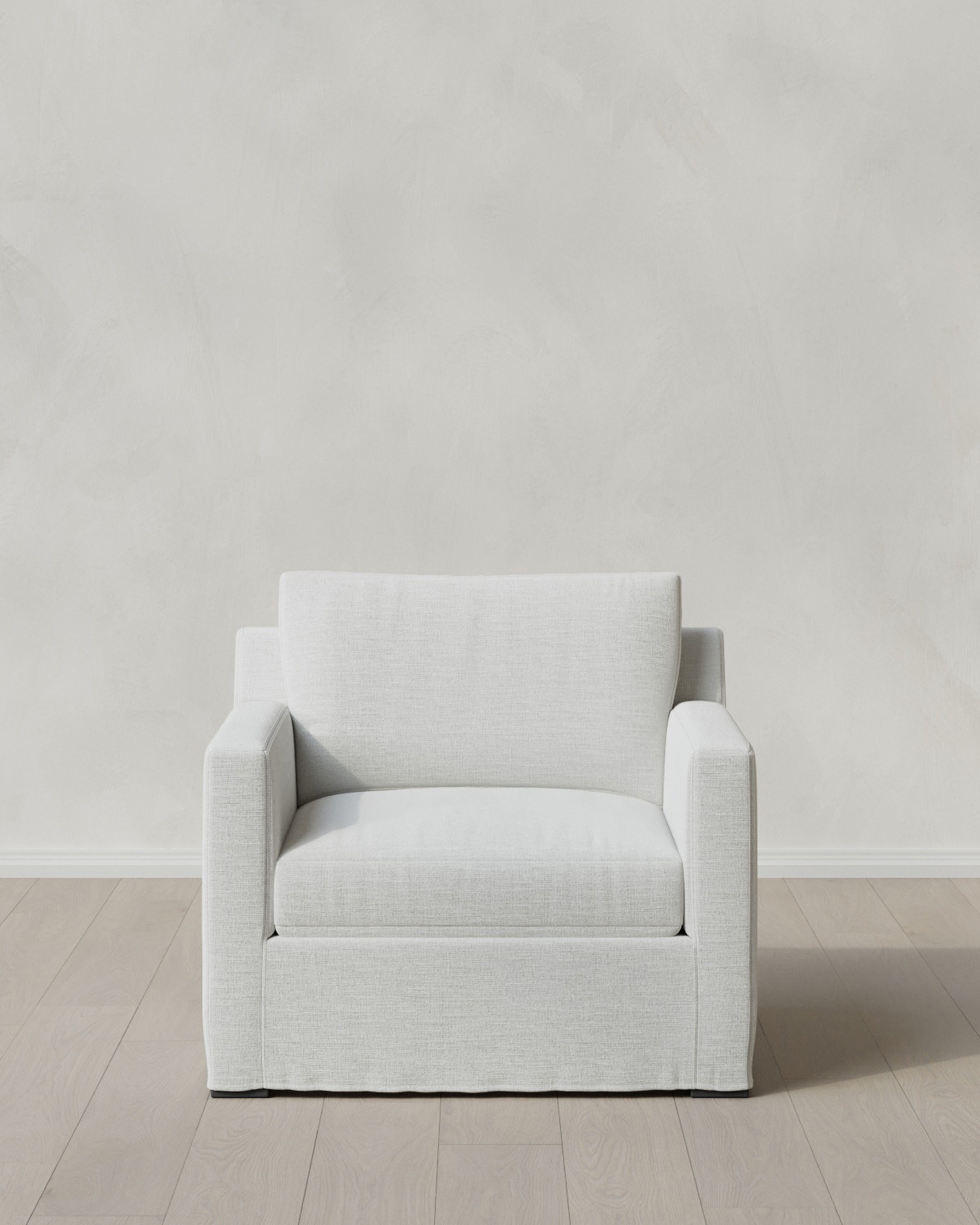 Pearl Ellery Slipcover Chair in Performance Linen