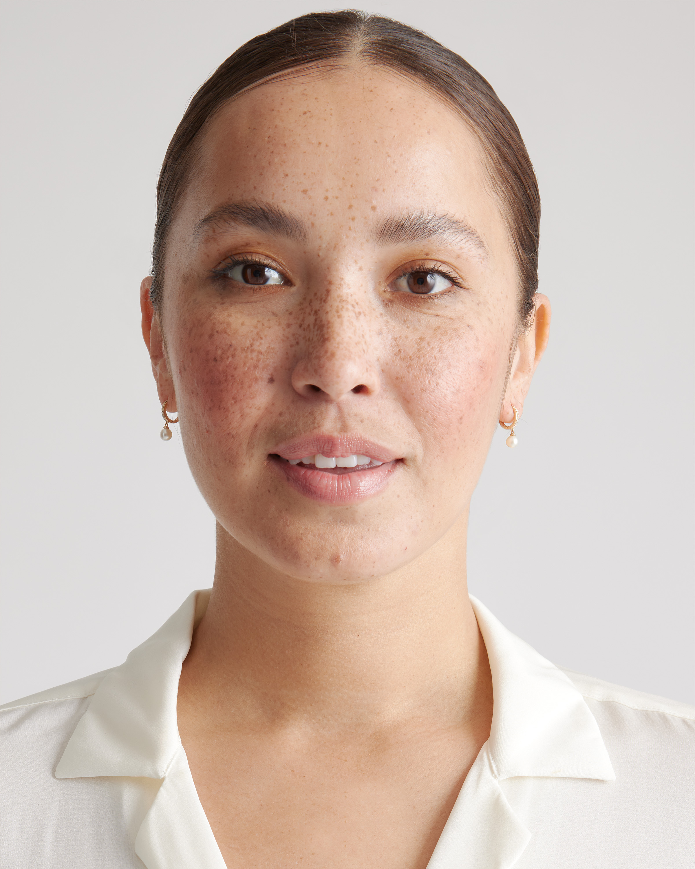 14K Gold Pearl Drop Earrings