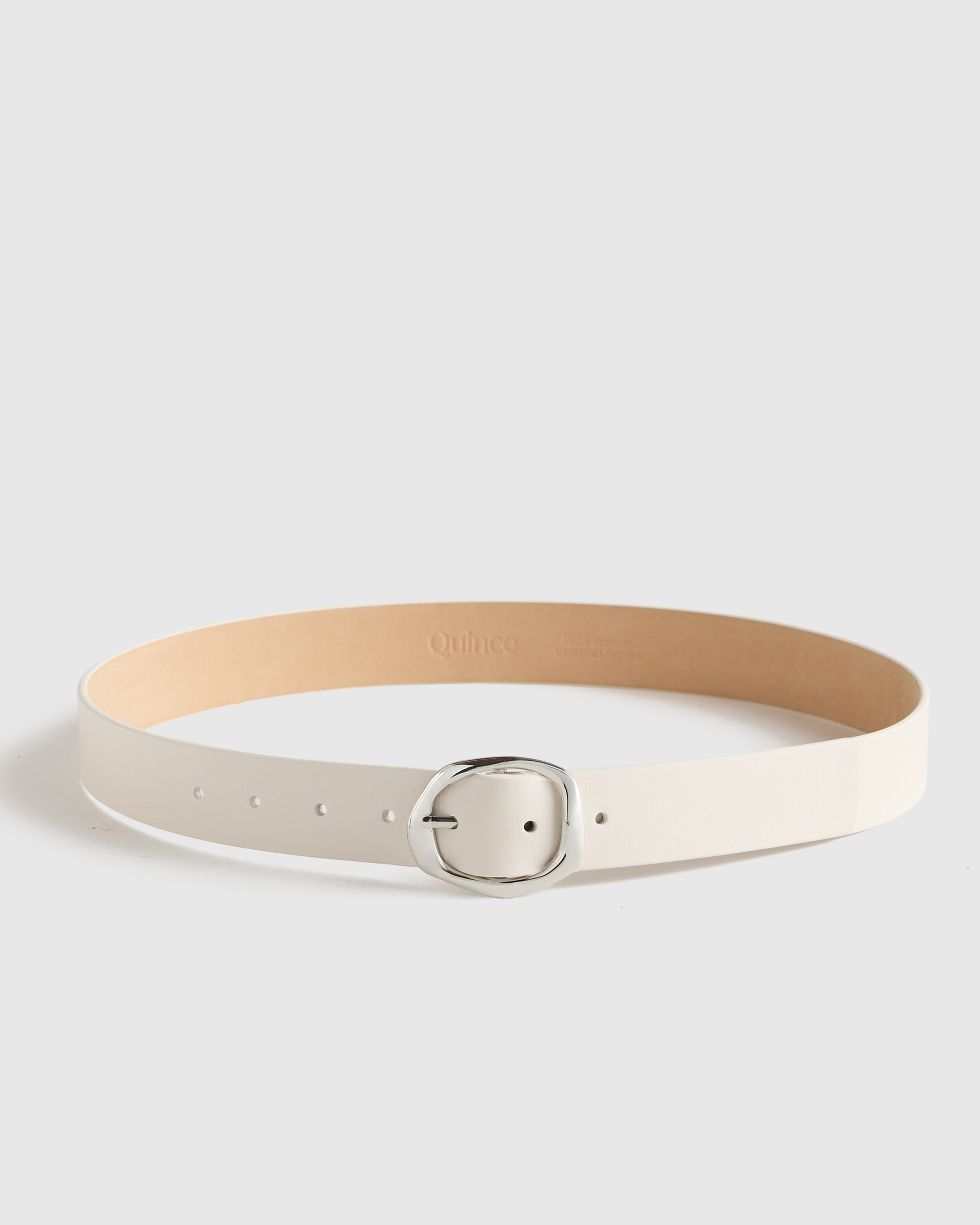 Bone Zoe Sculptural European Leather Belt