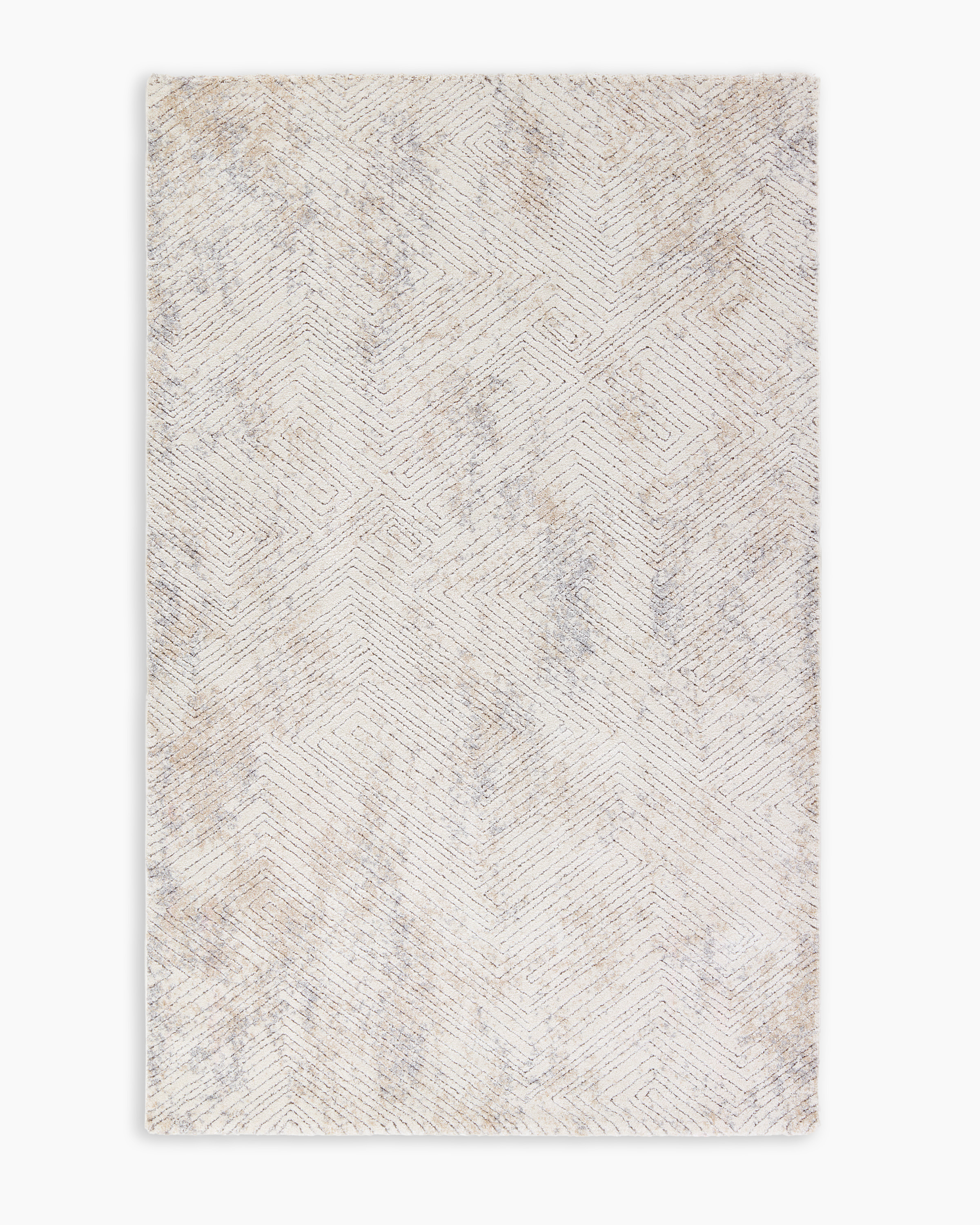 Light Grey Mateo Plush Performance Rug