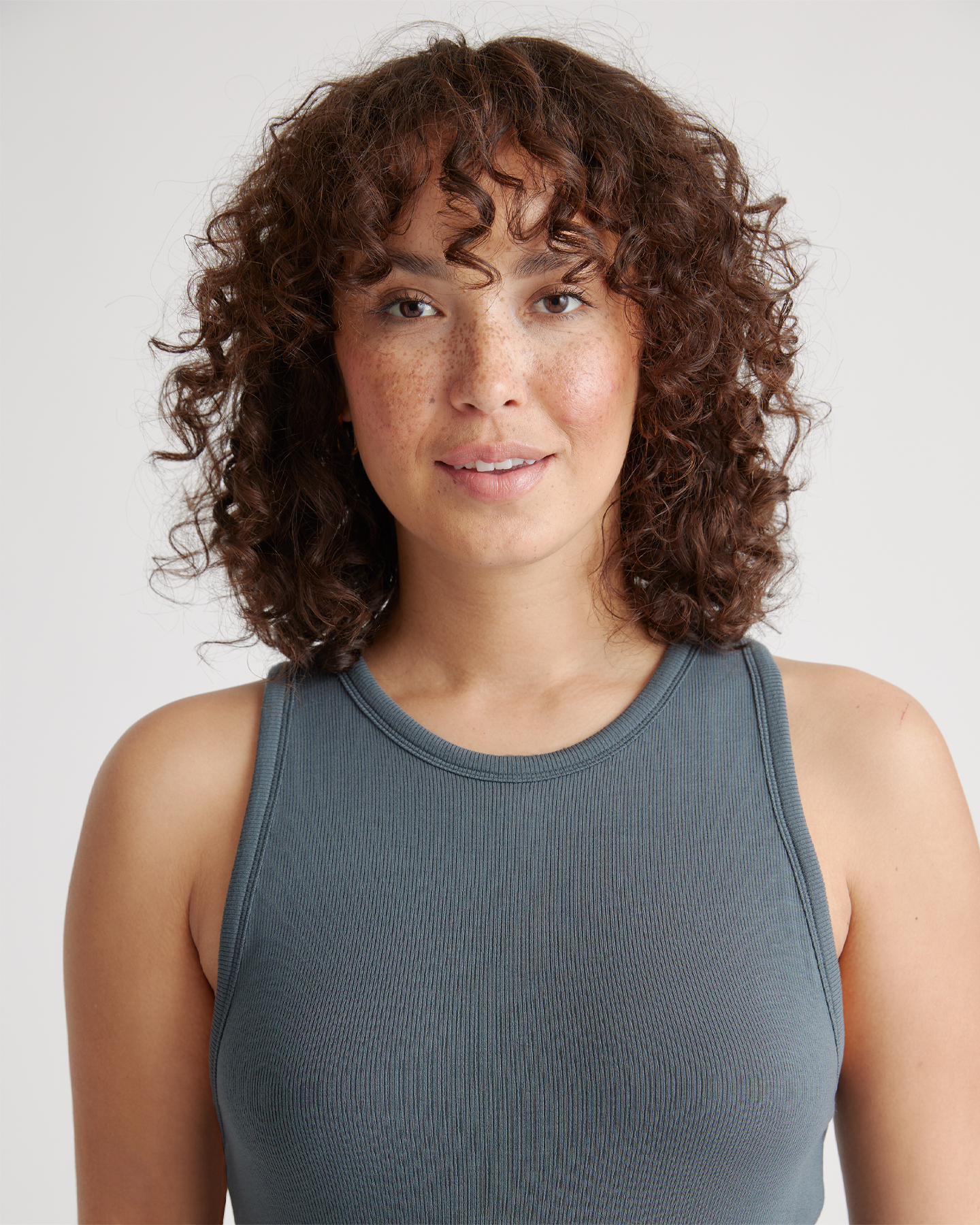 Tencel Rib Knit Sleeveless Mini Dress Tencel Rib Knit Sleeveless Mini Dress