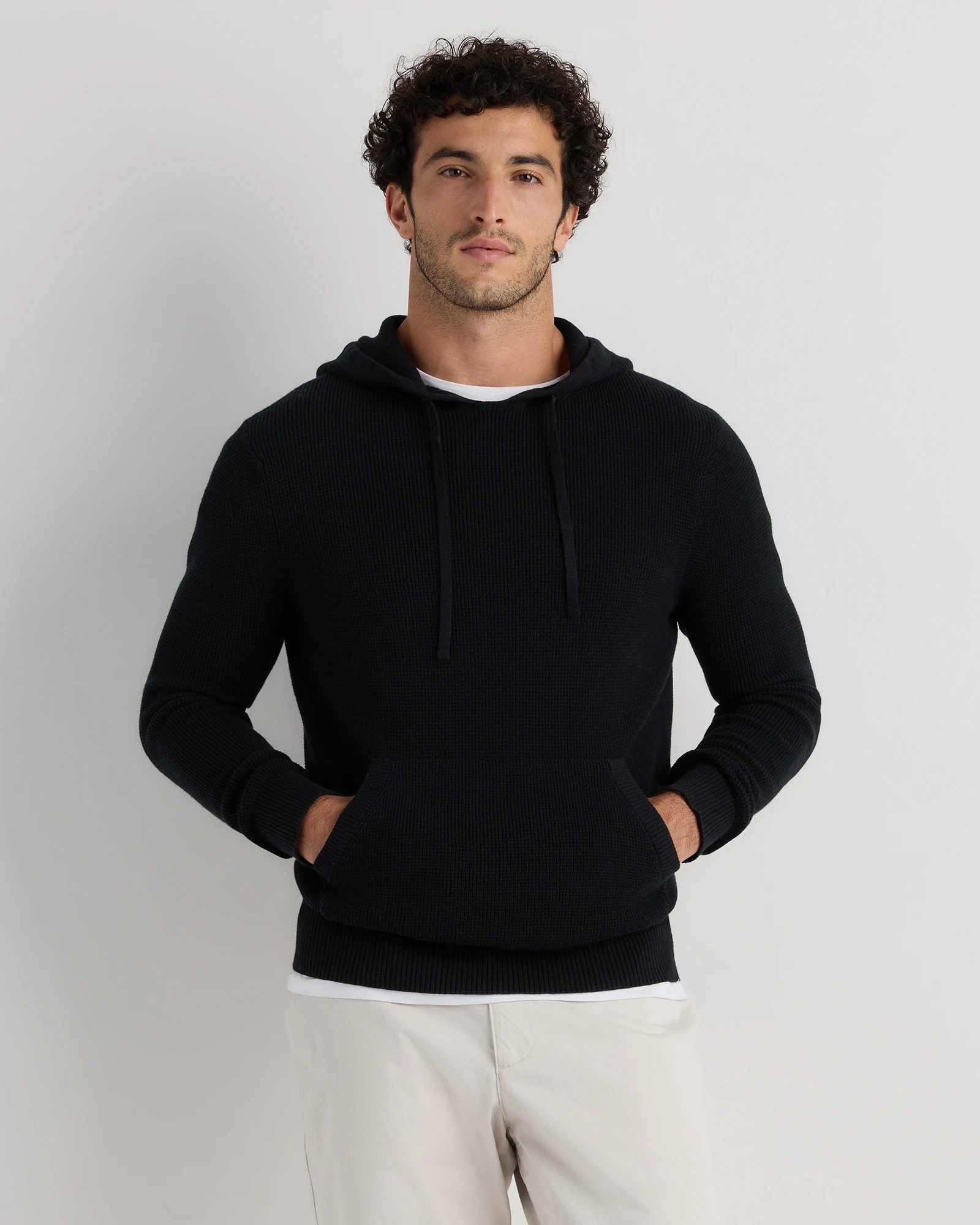 Organic Cotton Cashmere Waffle Hoodie