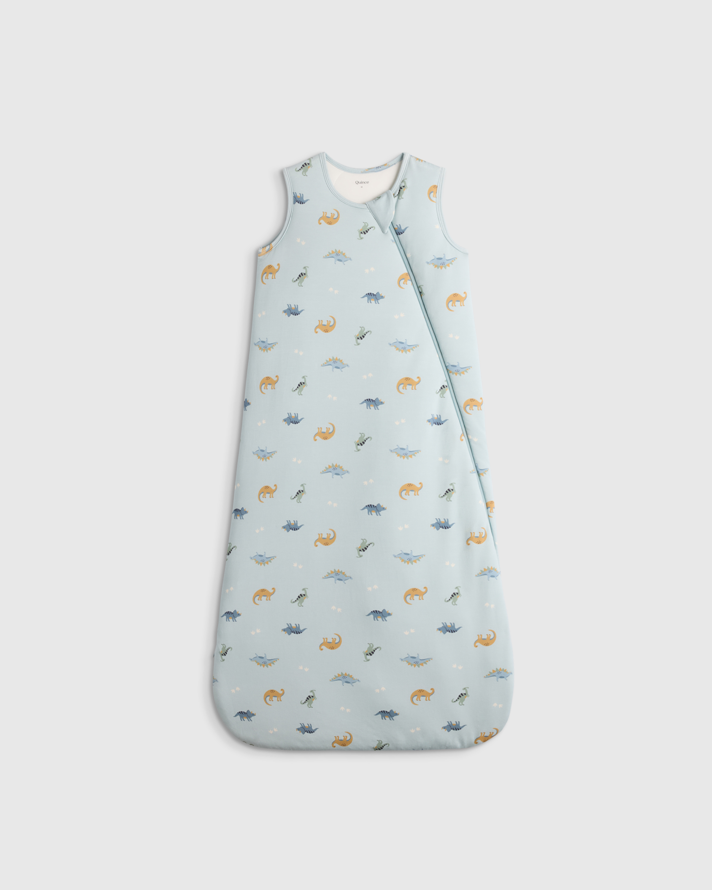 Baby Blue Little Dino Sac de couchage en bambou avec CTG de 2,5