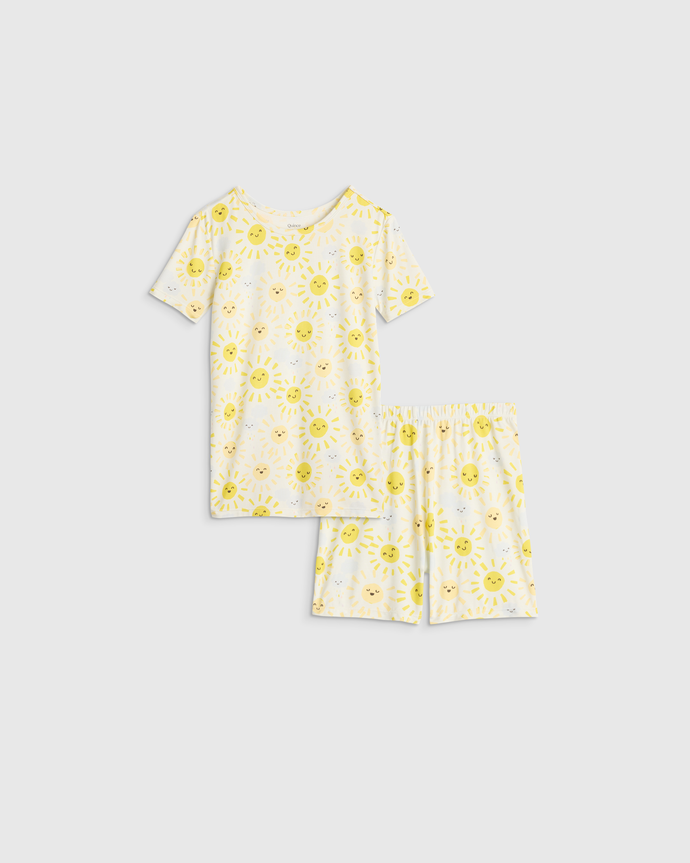 Sunshine Bamboo Short Sleeve and Shorts Pajama Set