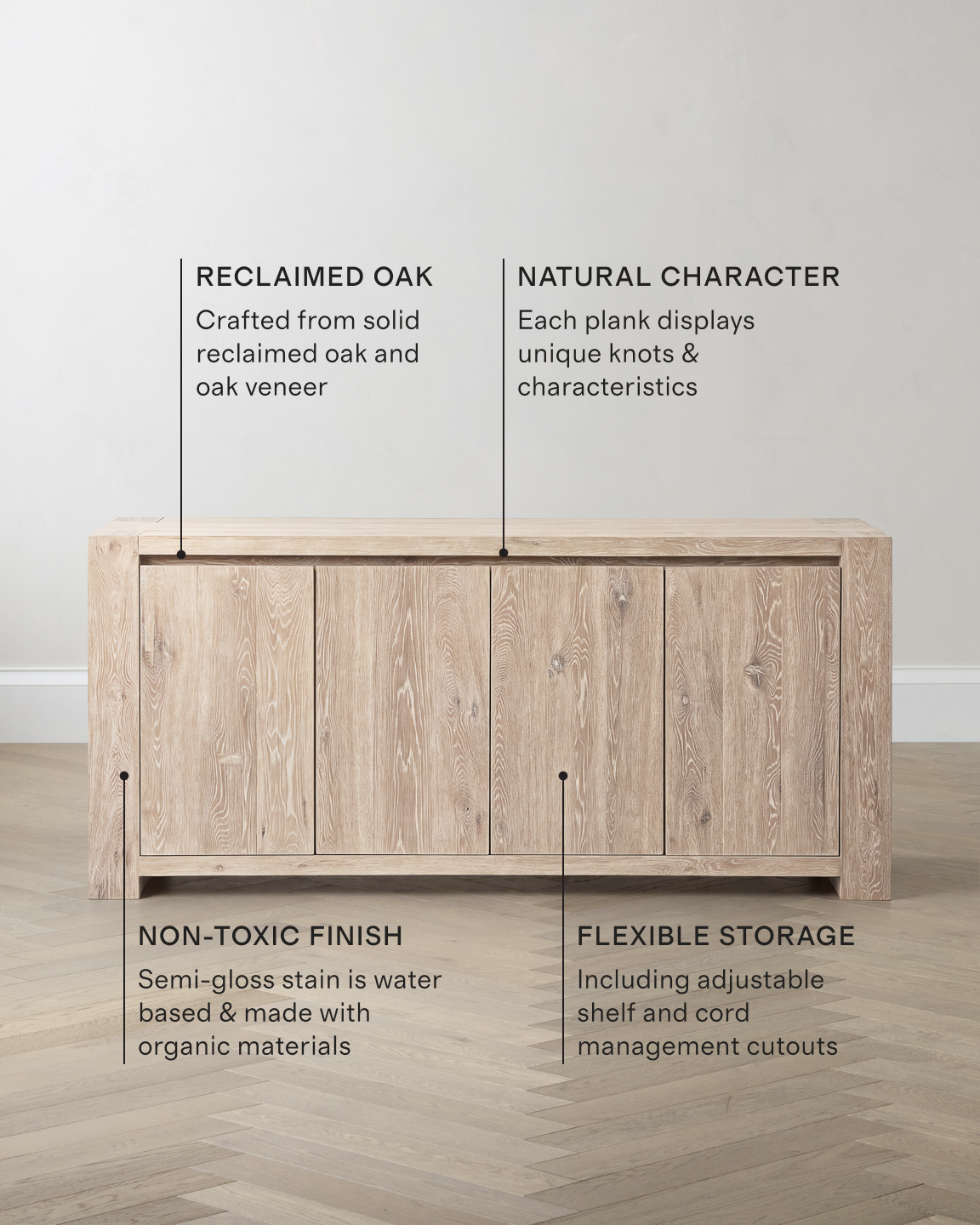 Reclaimed Oak Sideboard-2