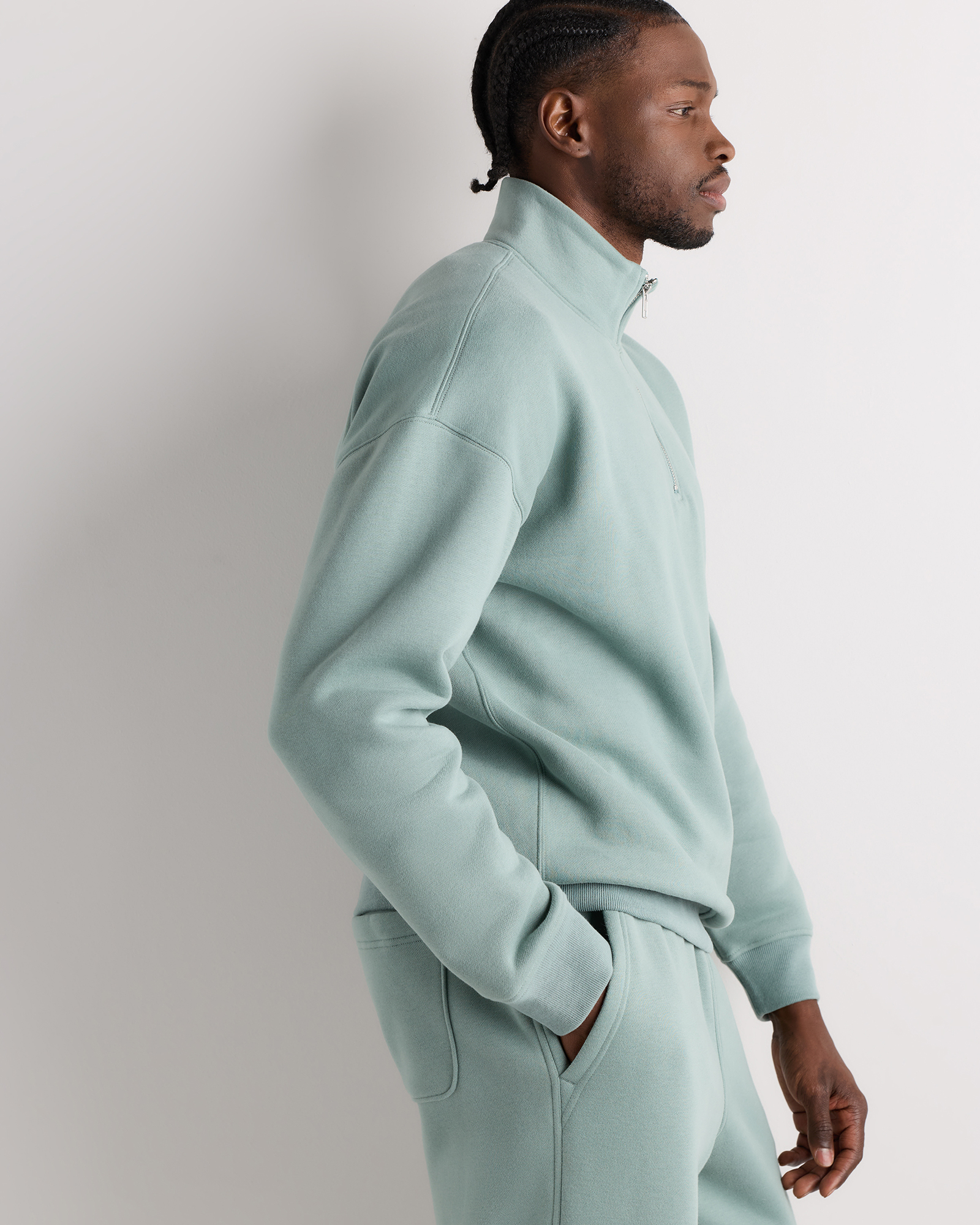 Everyday Fleece Quarter-Zip Sweatshirt | Quince Canada