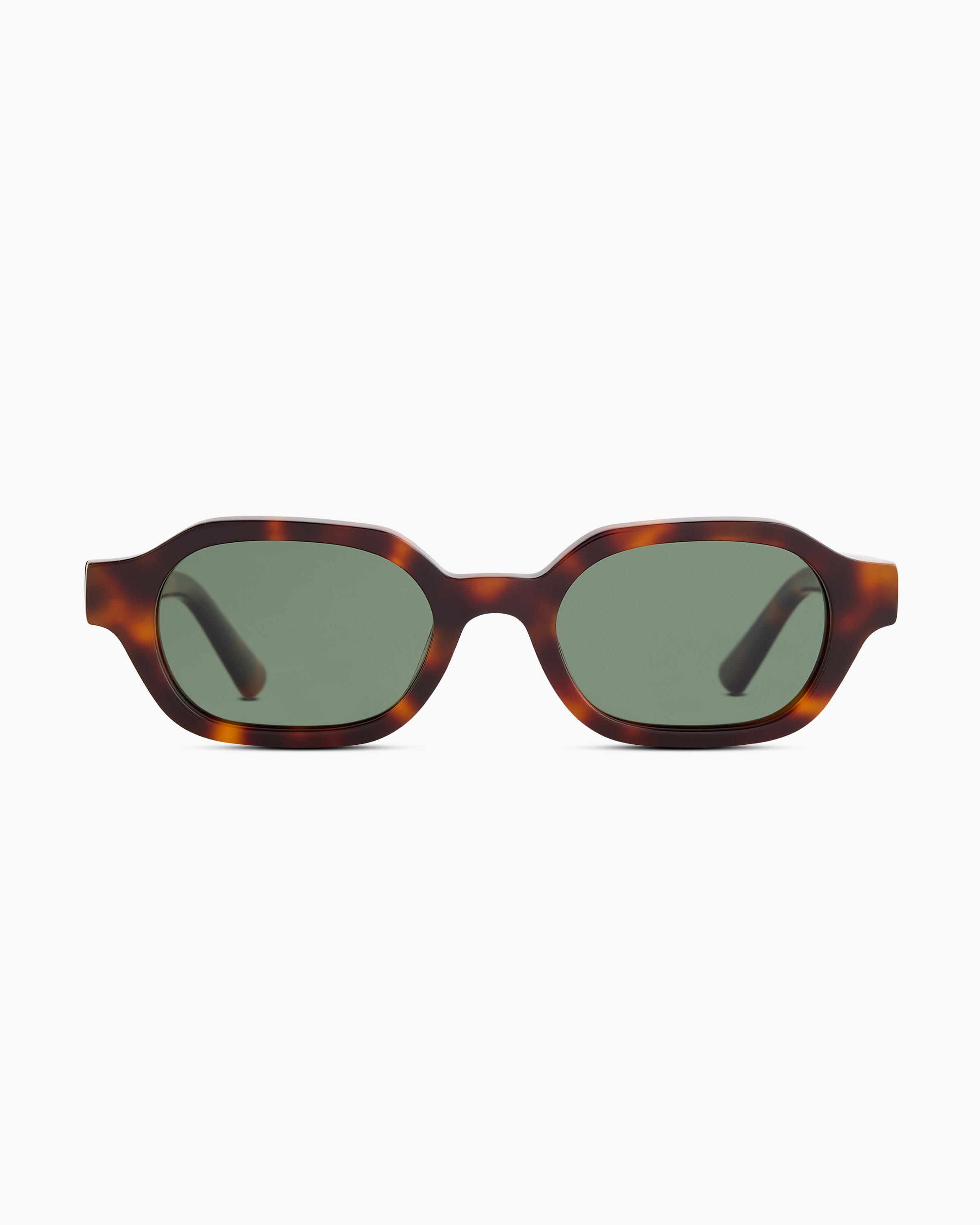 Ginger Tortoise with Green lens Sardinia Polarized Acetate Sunglasses