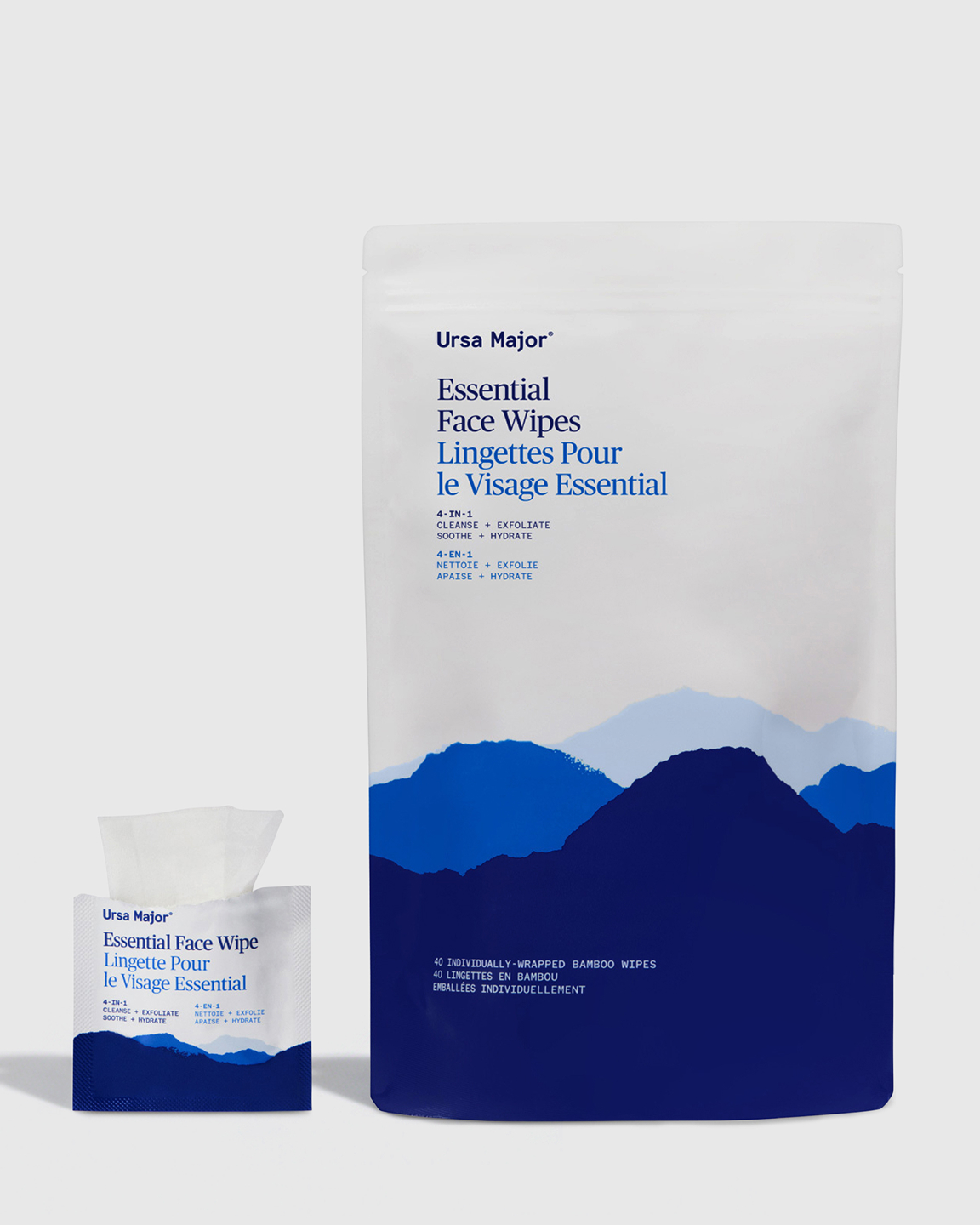 No Color Essential Face Wipes 40 ct by Ursa Major