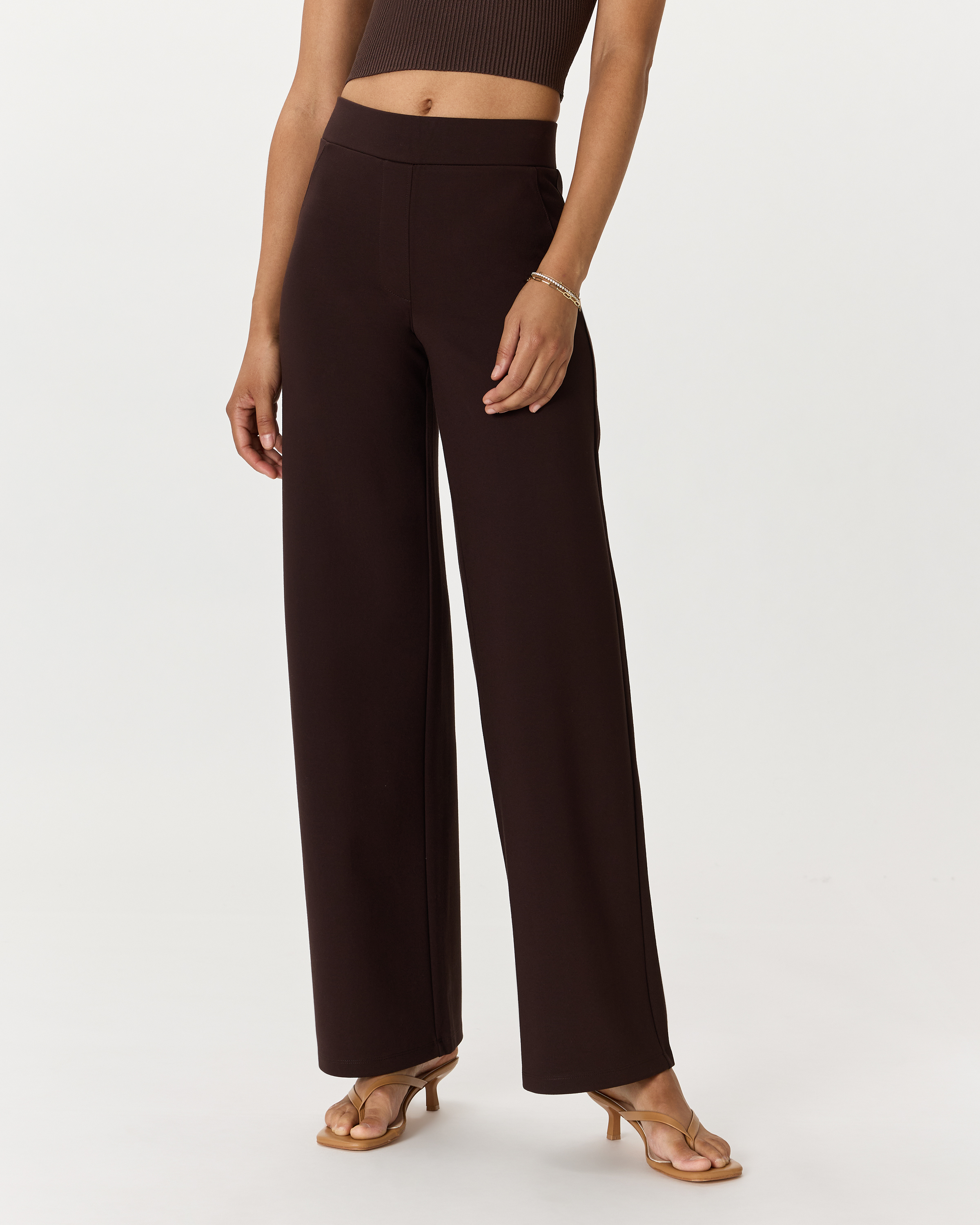 【INCHANT ME】145 Color Long Wide Pants INCHANT ME】[FW] Suede Long Wide Pants
