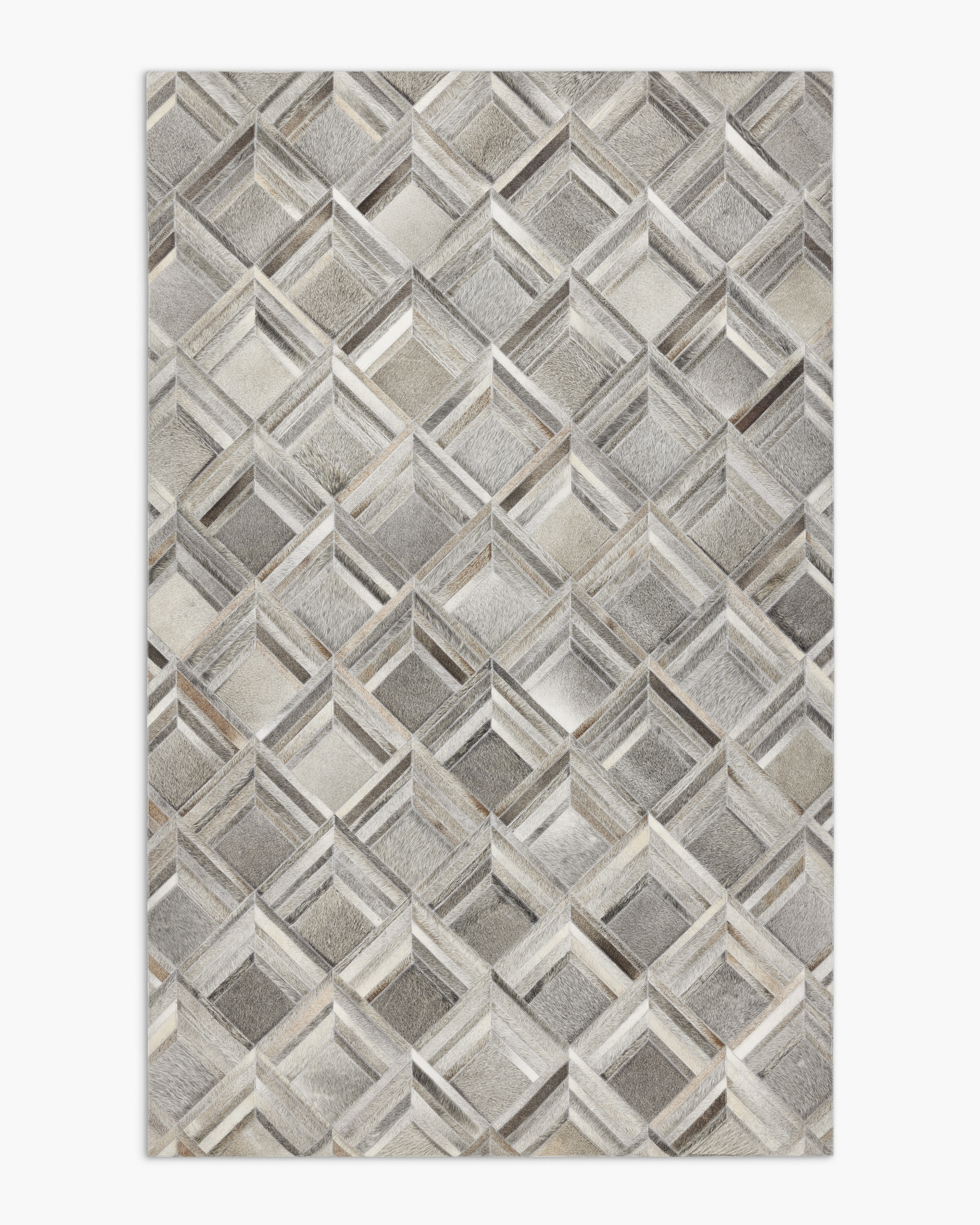 Blocks Hair on Hide Rug