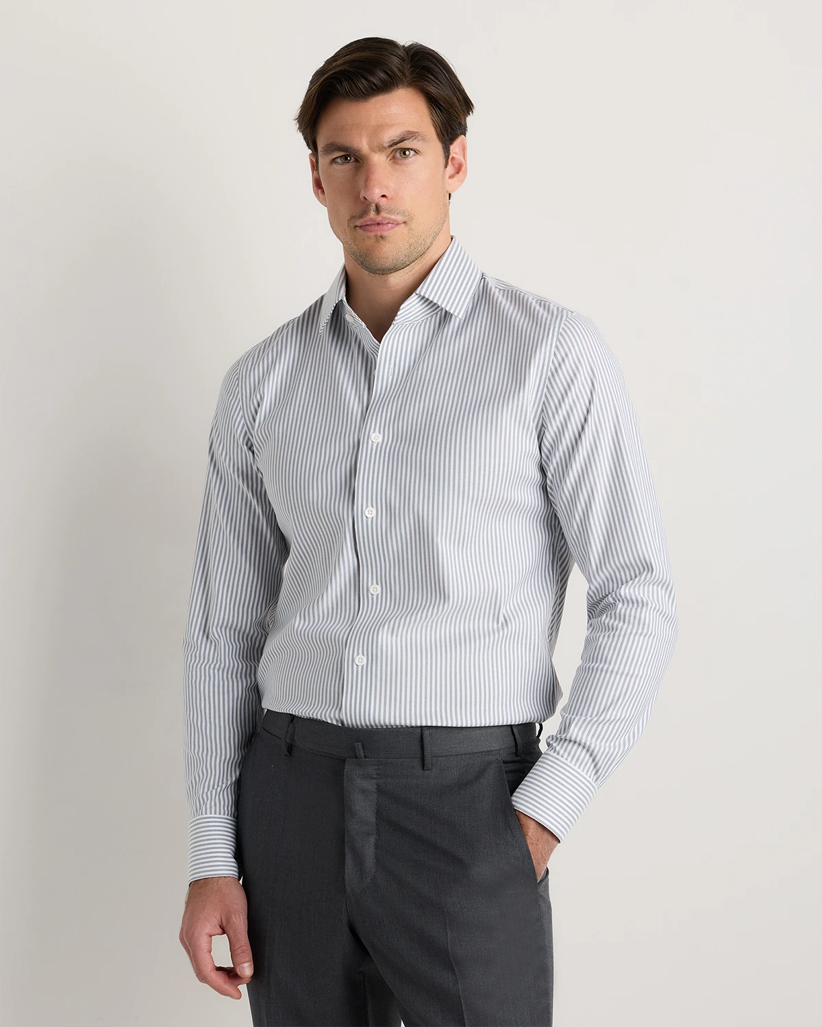 Men's Organic Cotton Royal Oxford Non-Iron Dress Shirt - Slim Fit