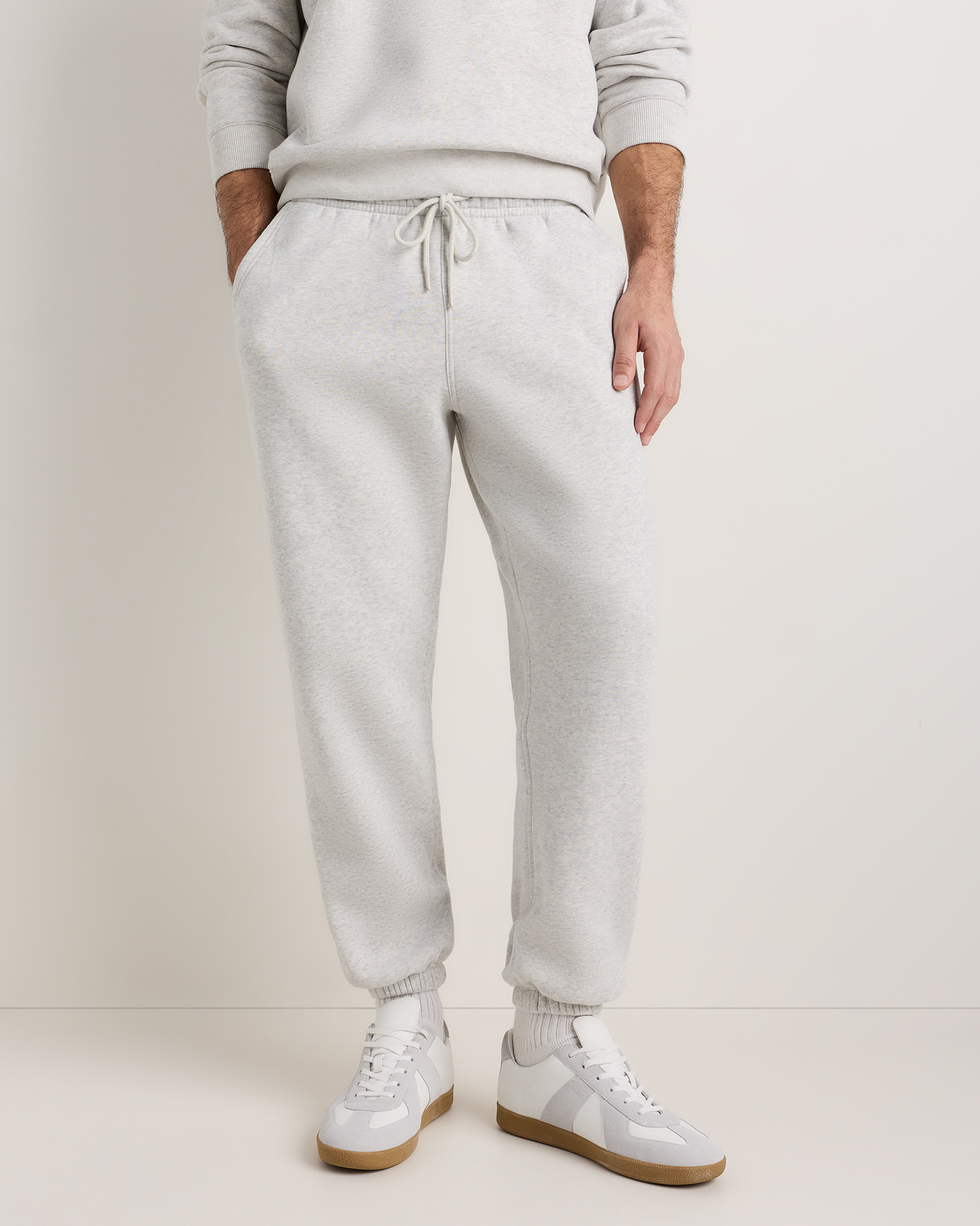 Light Heather Grey Everyday Fleece Joggers