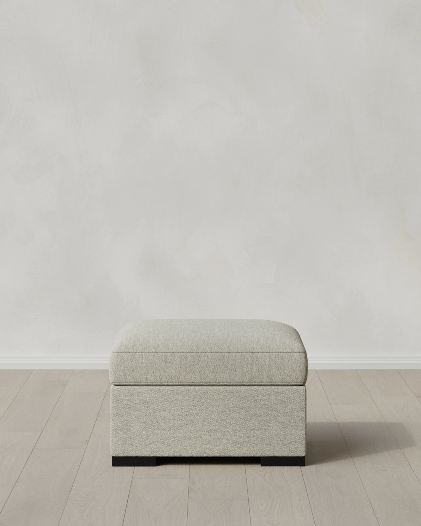 Stillman Ottoman in Performance Basketweave