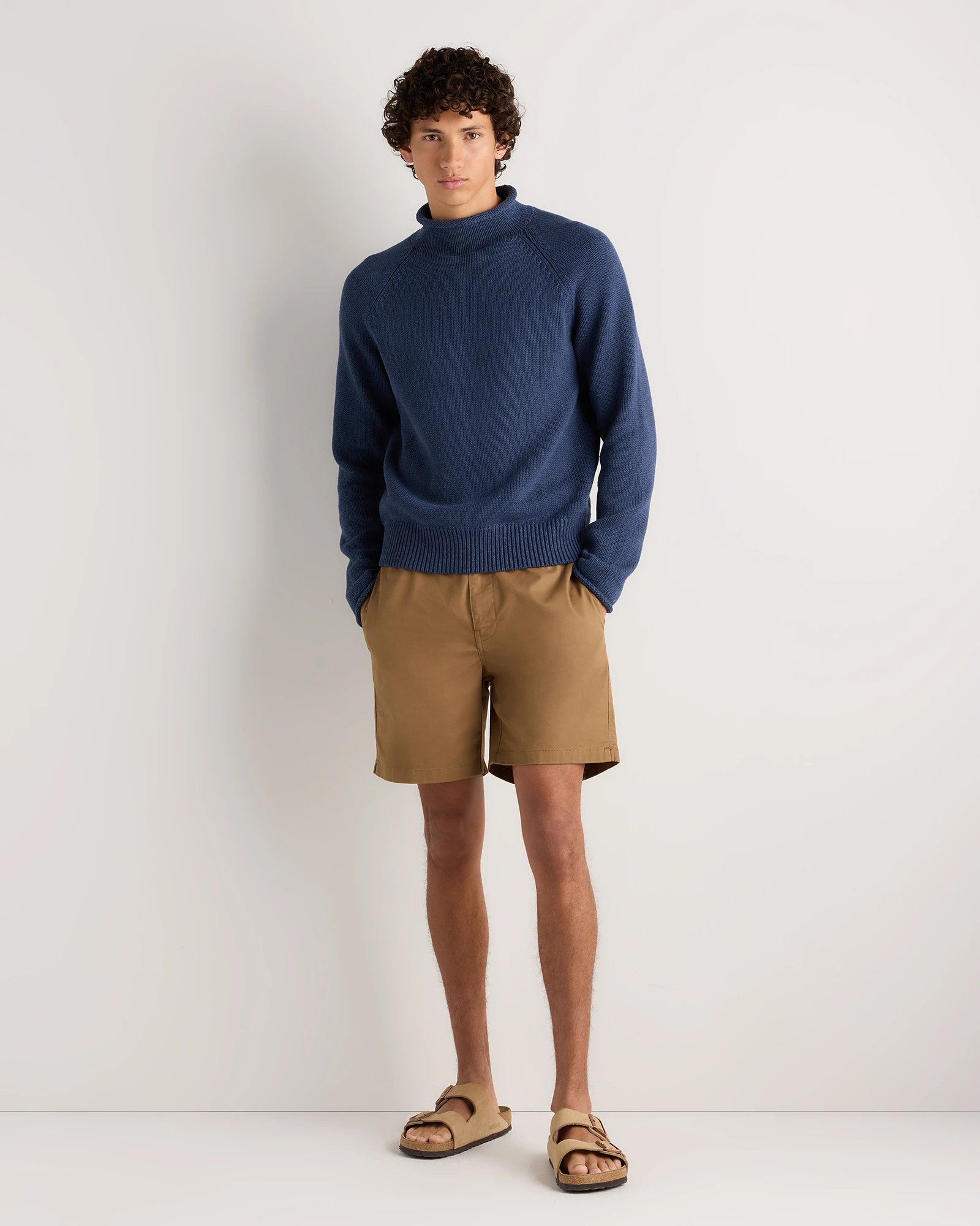 Men's 100% Organic Cotton Rollneck Sweater