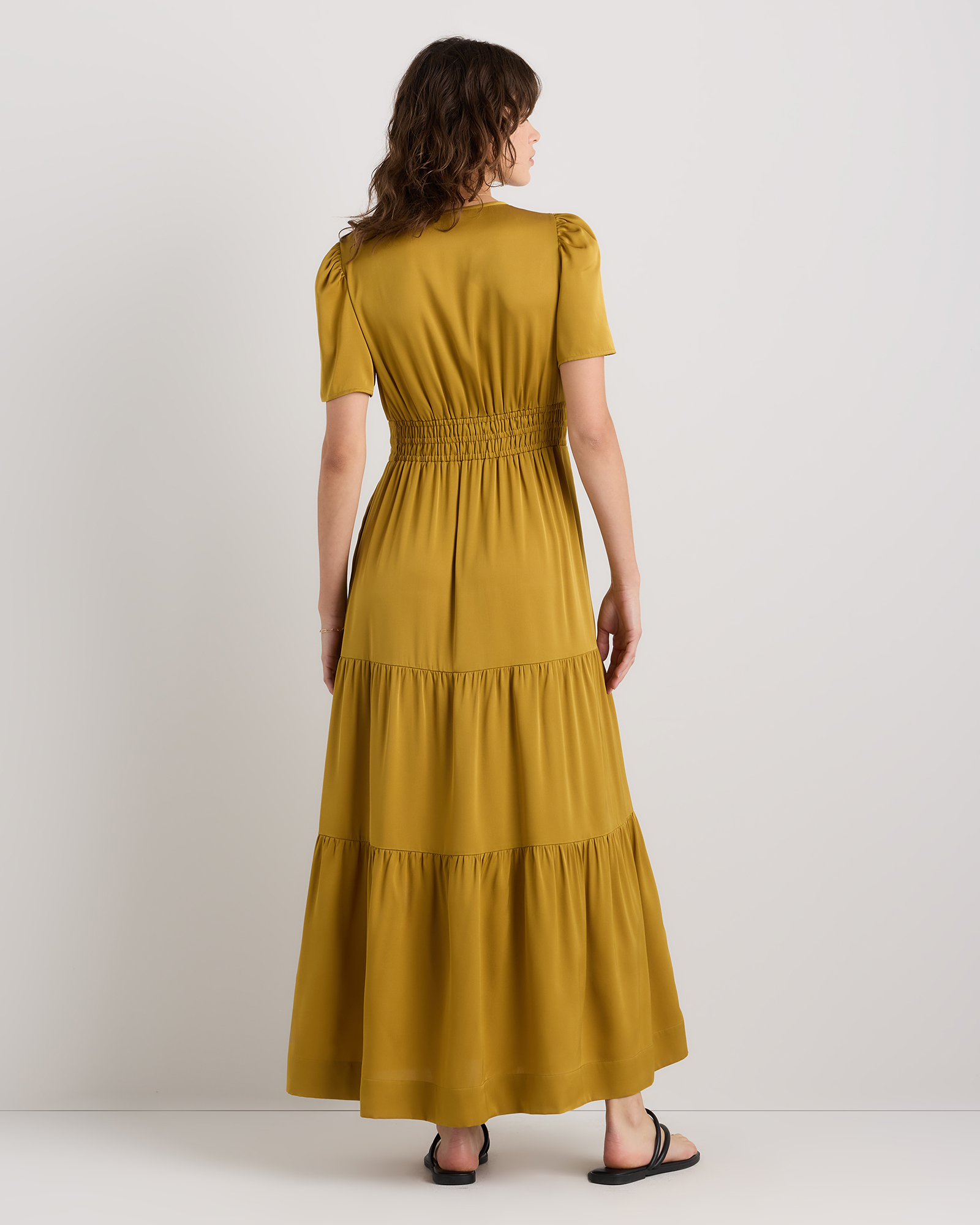 sachin and babi light blue dress Rare London Women's Butter Yellow Curved Drop Waist Maxi Dress 8