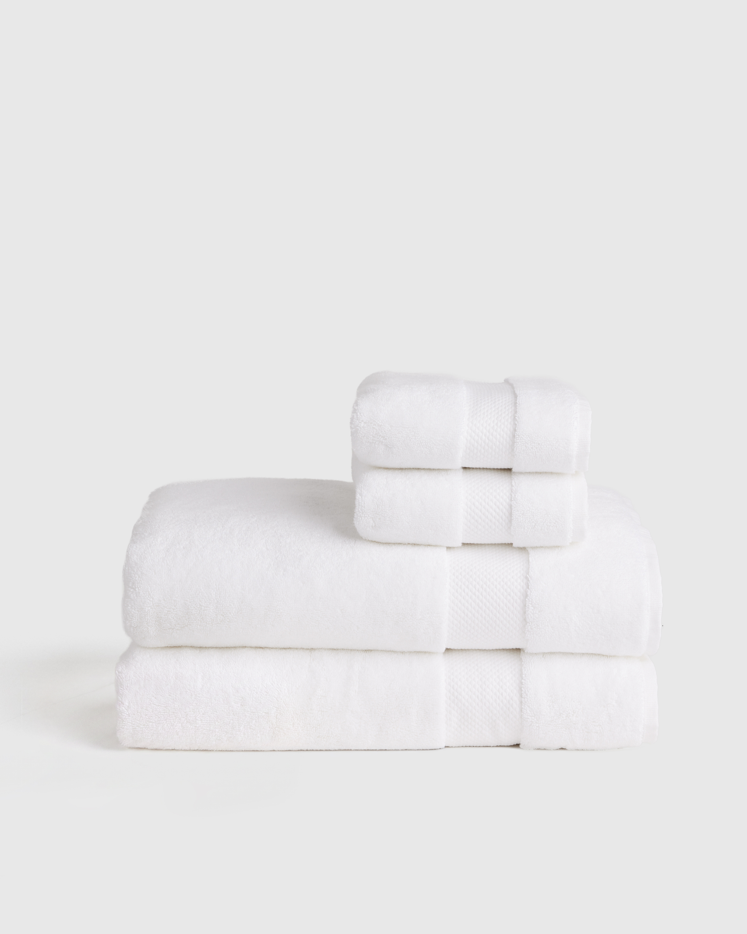 White Turkish Ultra Plush Bath Sheet Bundle