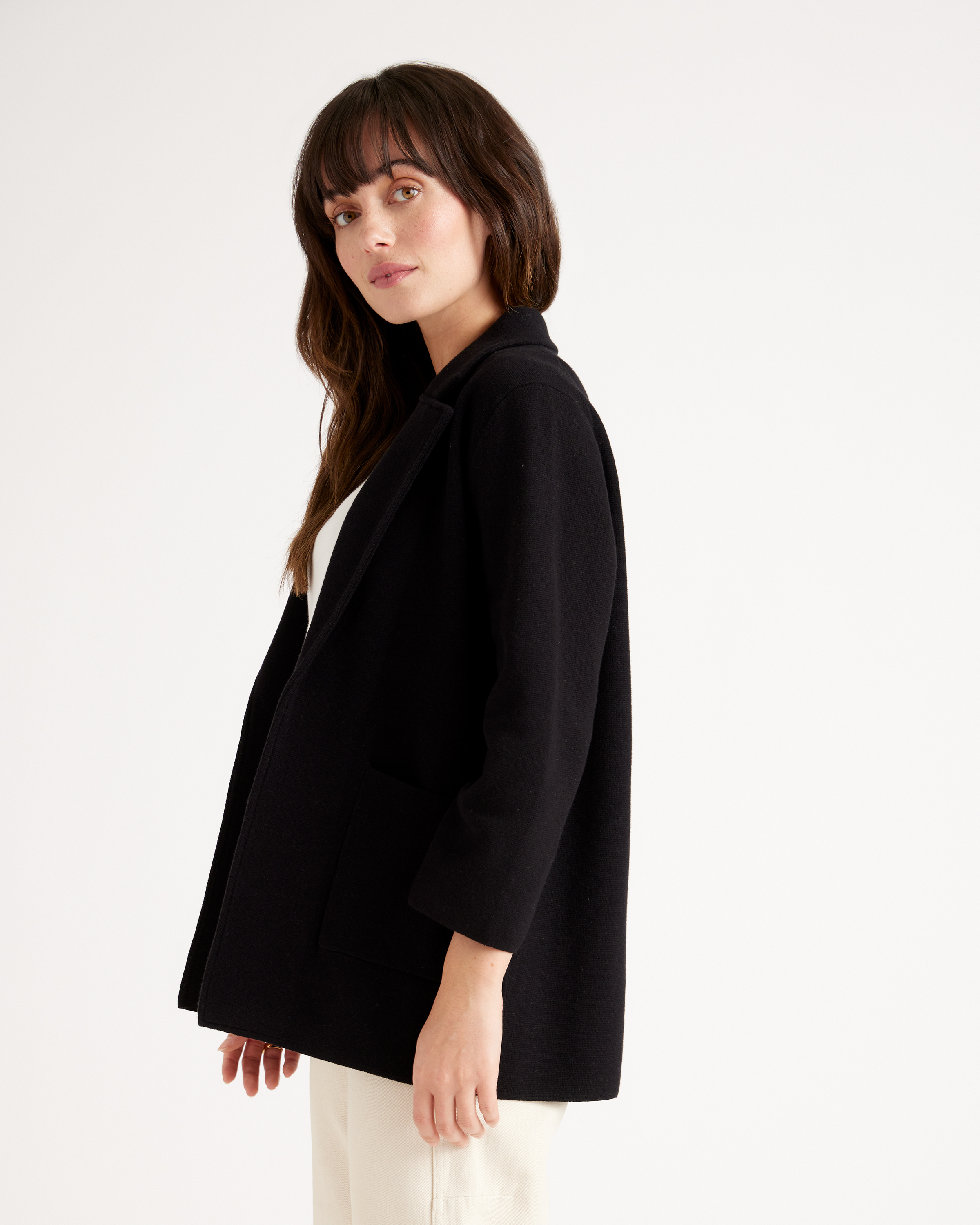 100% Organic Cotton Knit Blazer