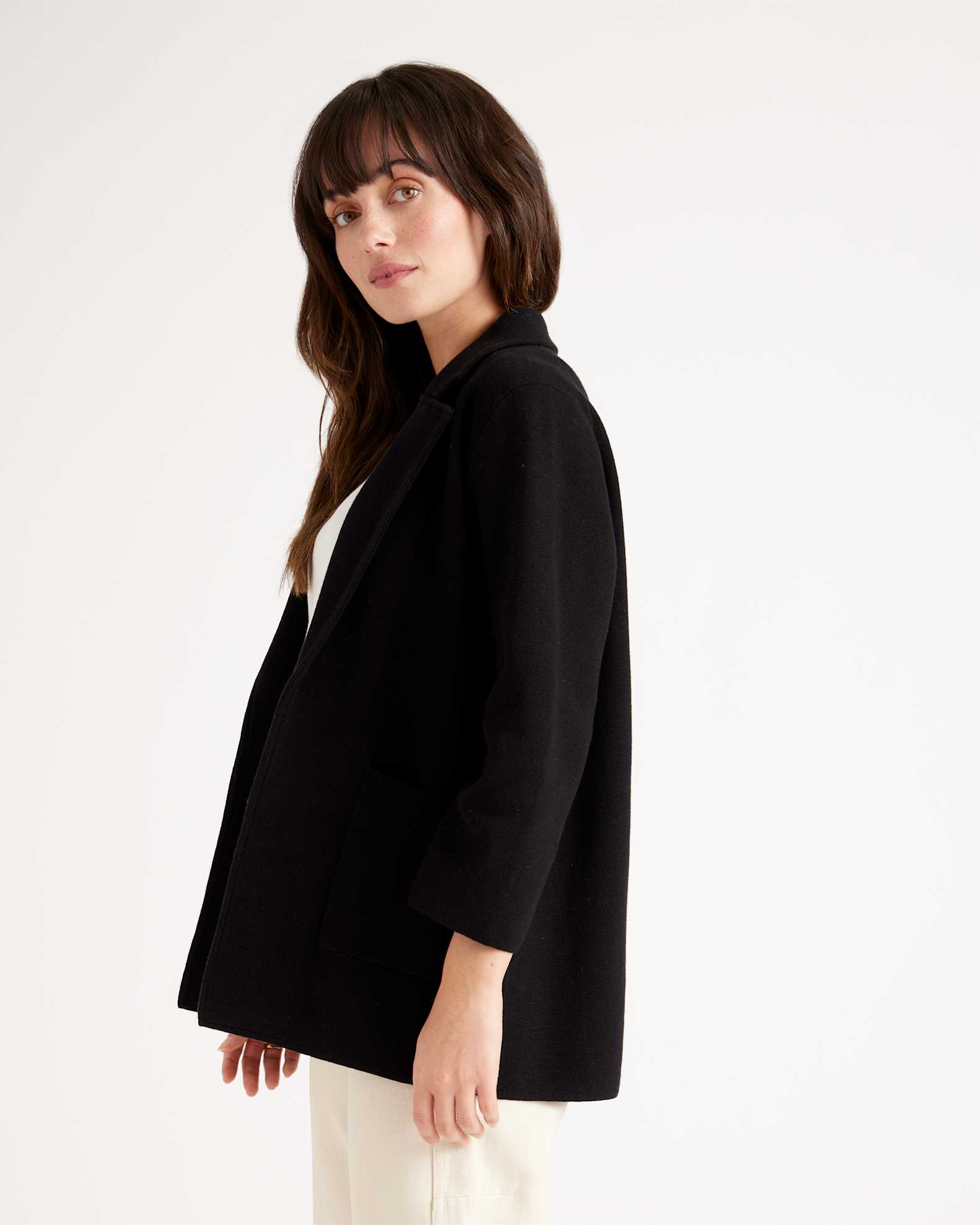 100% Organic Cotton Knit Blazer