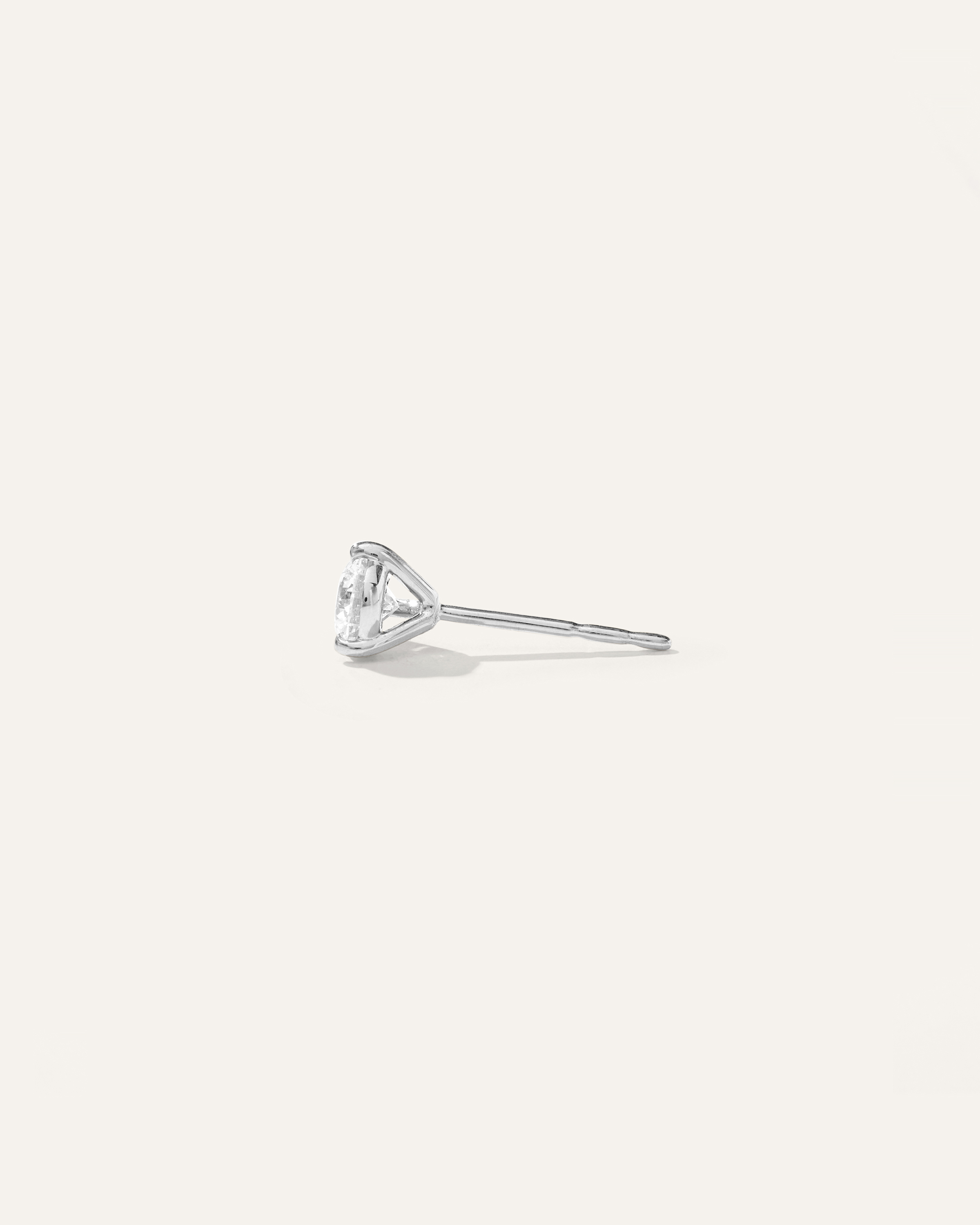 14K Gold Lab Grown Diamond Martini Studs - thumbnail 9