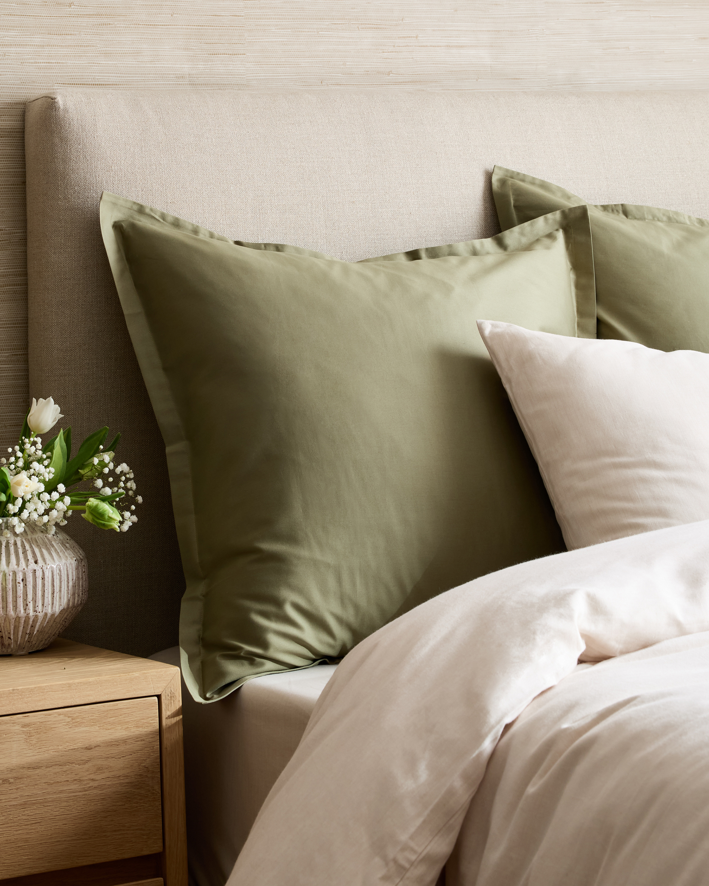 Aloe Luxury Organic Sateen Euro Sham