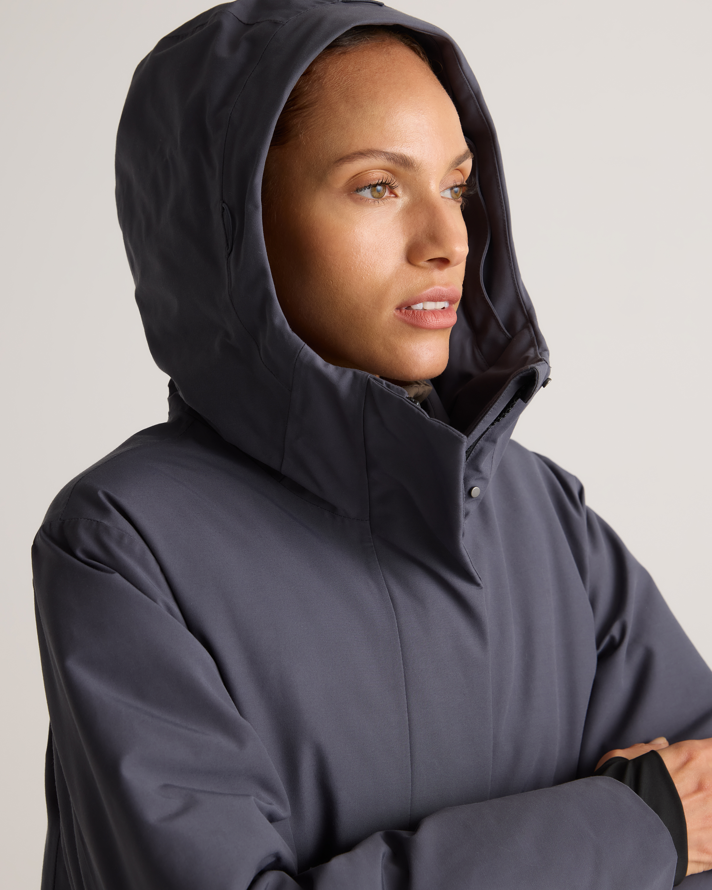 Responsible Down Hooded Long Parka