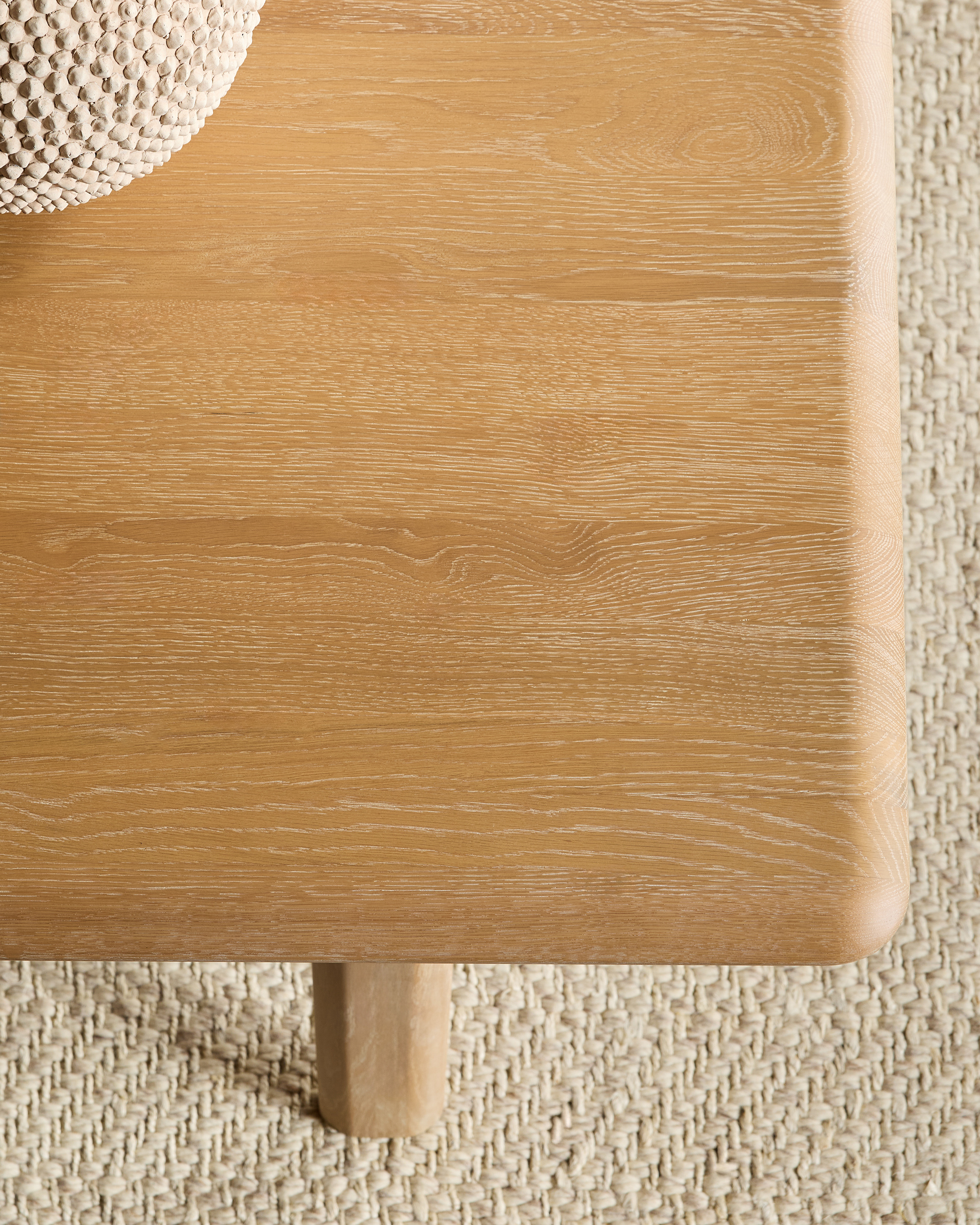 Solid Wood Dining Table with Rounded Legs - thumbnail 9