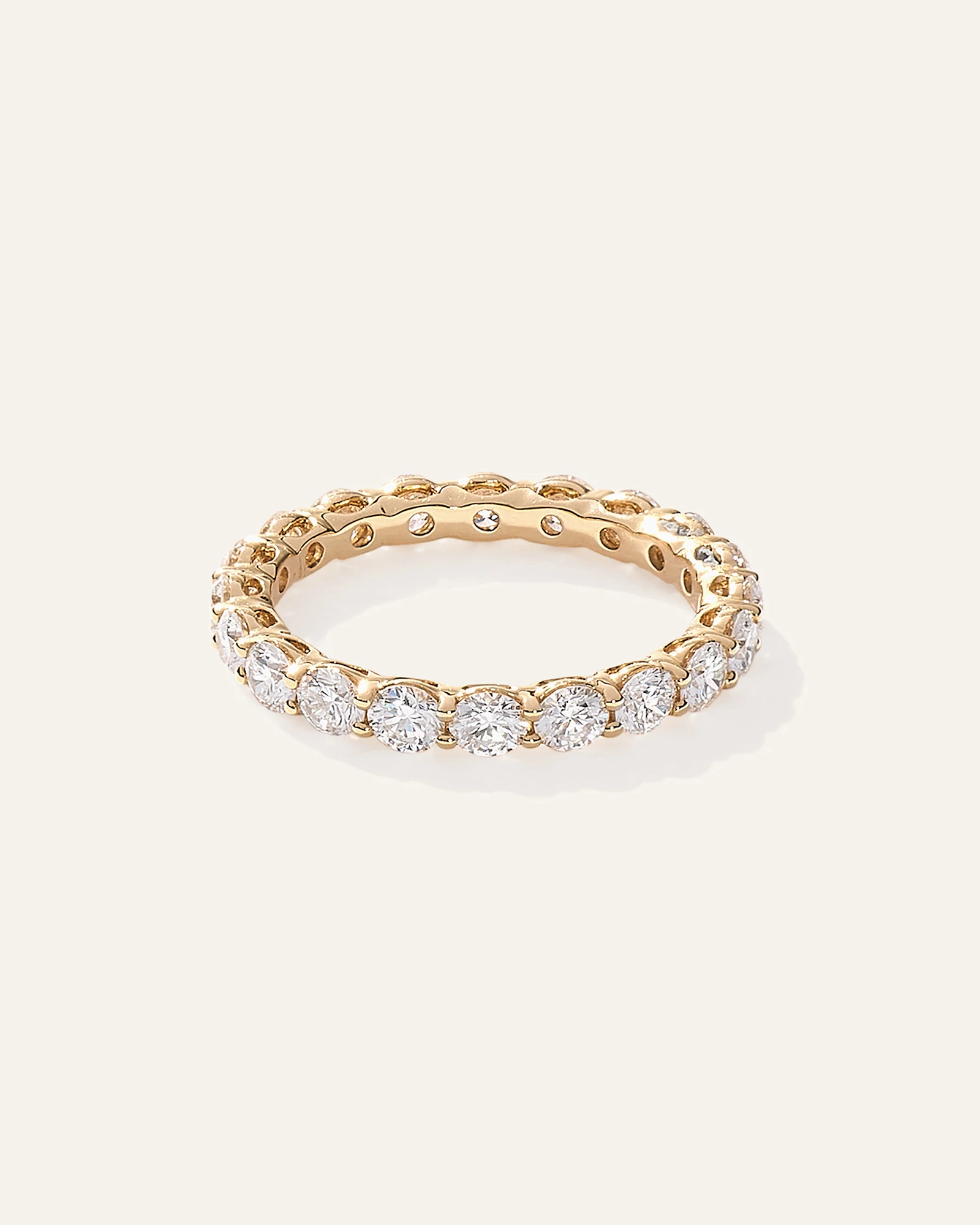 Lab Grown Diamond Round Eternity Band