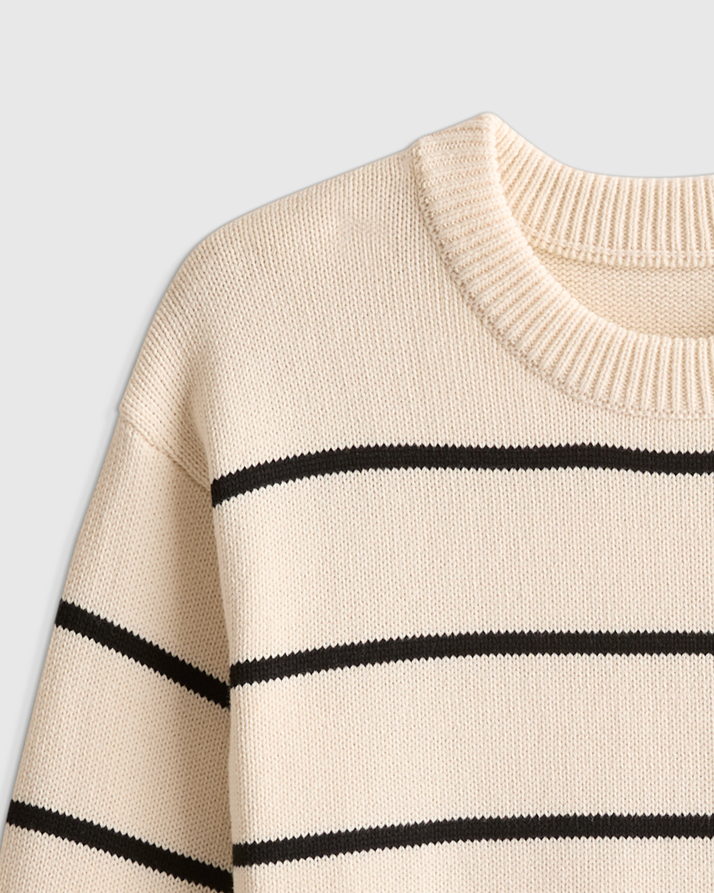 スウェット・トレーナー Stone  Crewneck Sweatshirt In Brushed Organic Cotton Stone Midweight Organic Sweatshirt | Sahara Boston