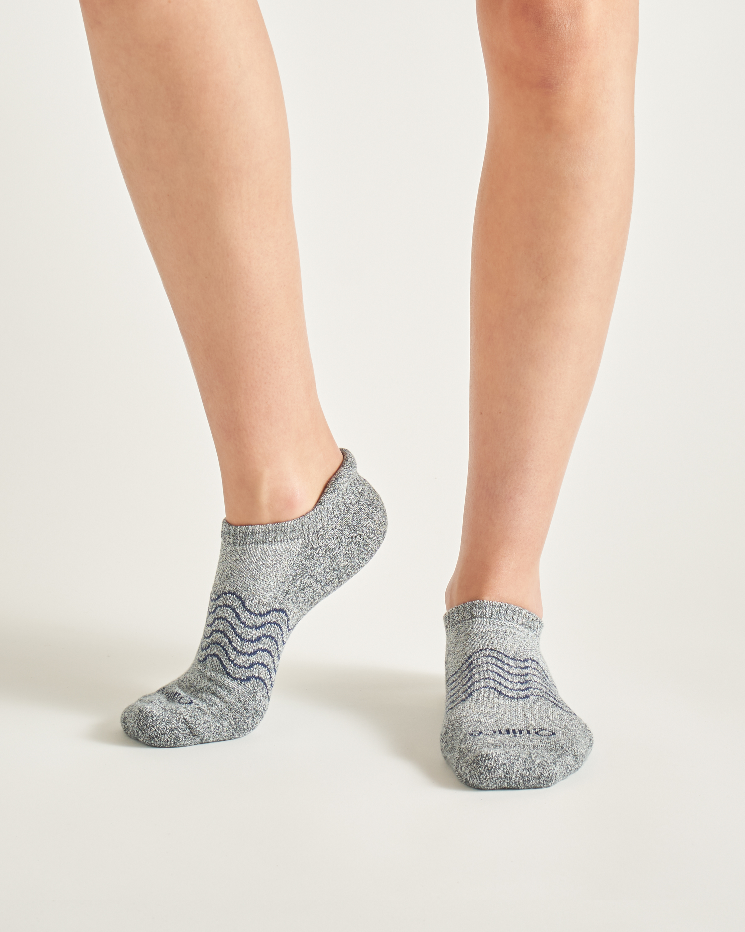 Organic Marl Ankle Socks (4-pack) 2 LG