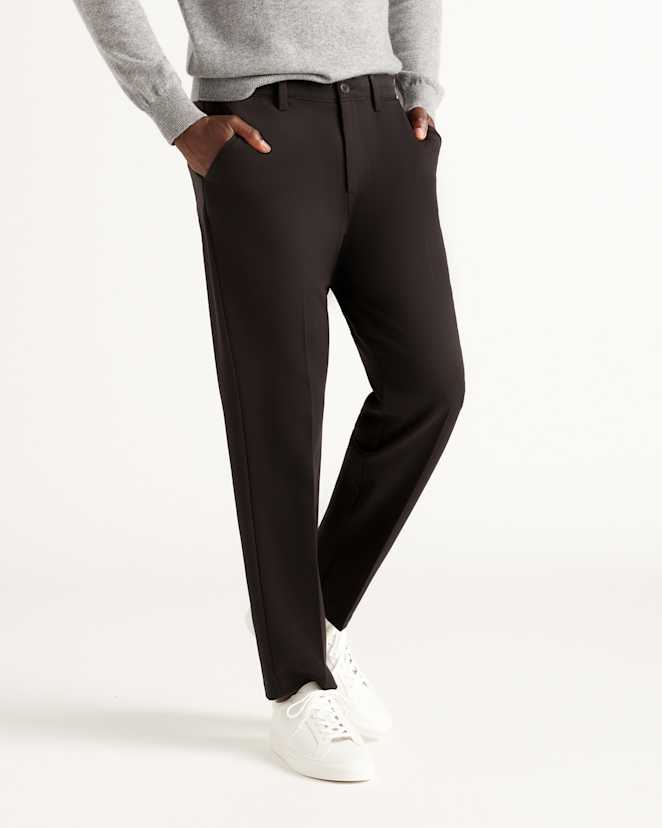Black Ultra-Stretch 24/7 Smart Chinos - Athletic Tapered