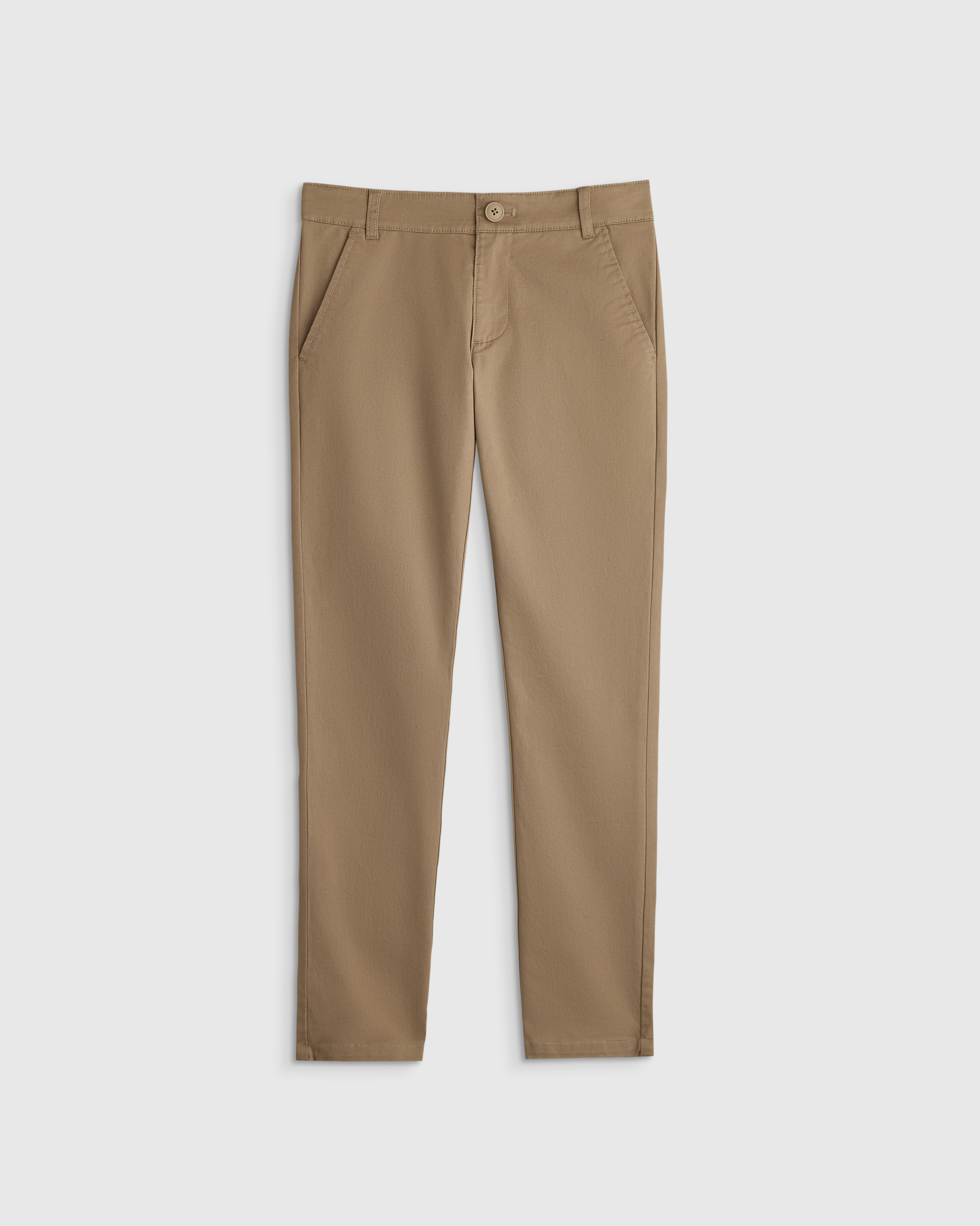 Light Khaki Kid Girls Chino Pant