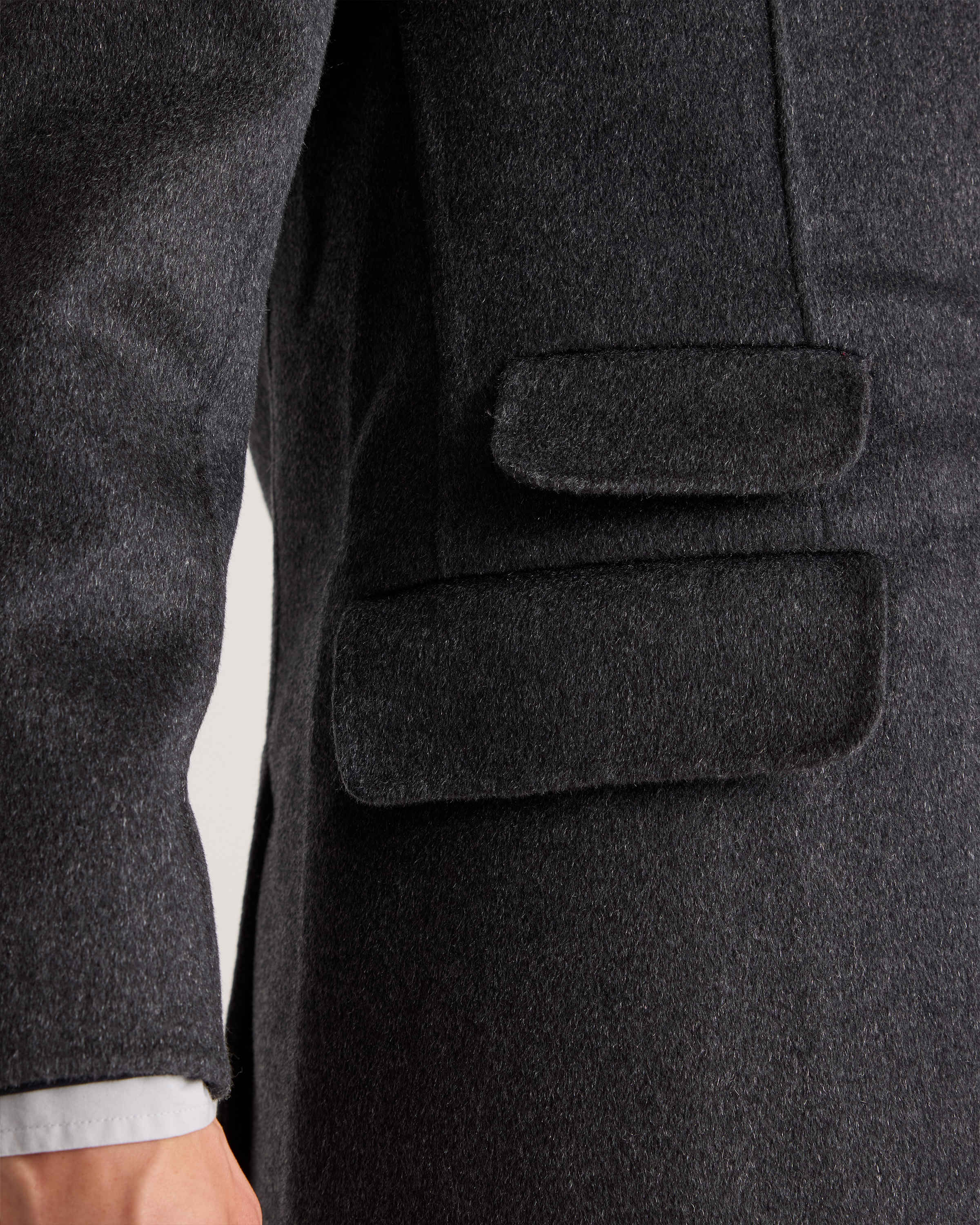 ジャケット・アウター vintage cashmere double long coat 100% Mongolian Cashmere Double-Faced Double-Breasted Wrap Coat