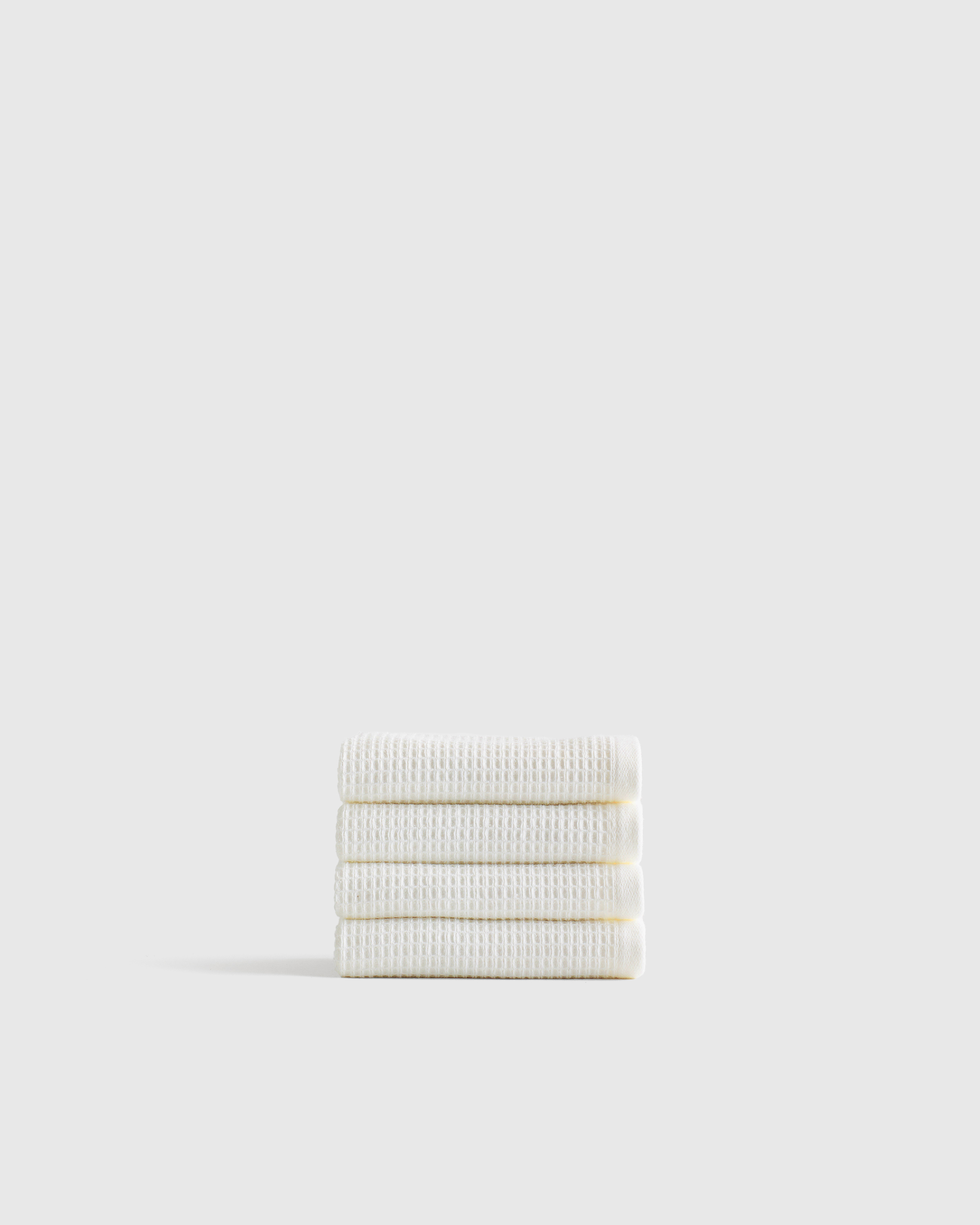 Ivory Turkish Waffle Terry Washcloth (Set of 4)