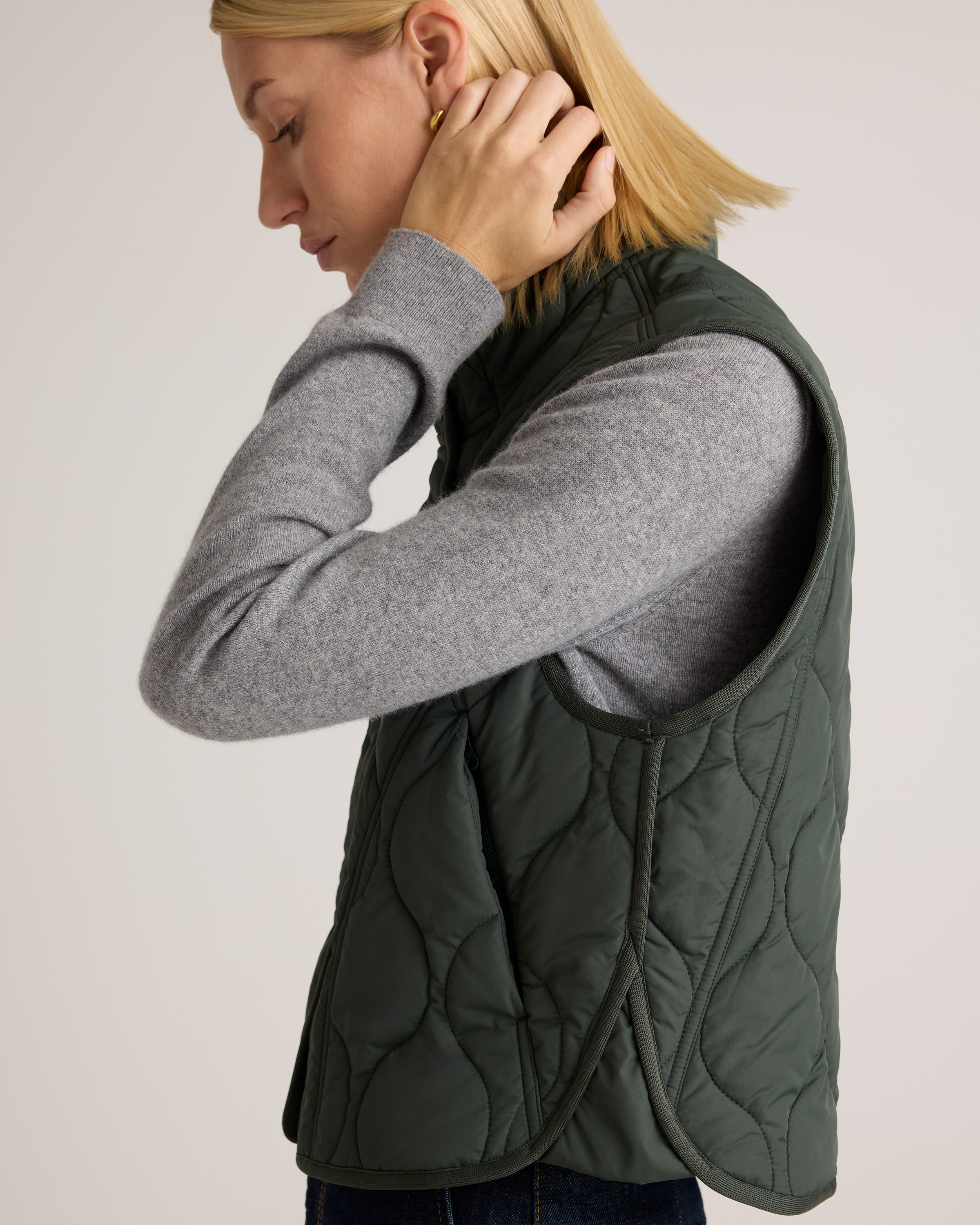 Featherless Quilted Puffer Vest