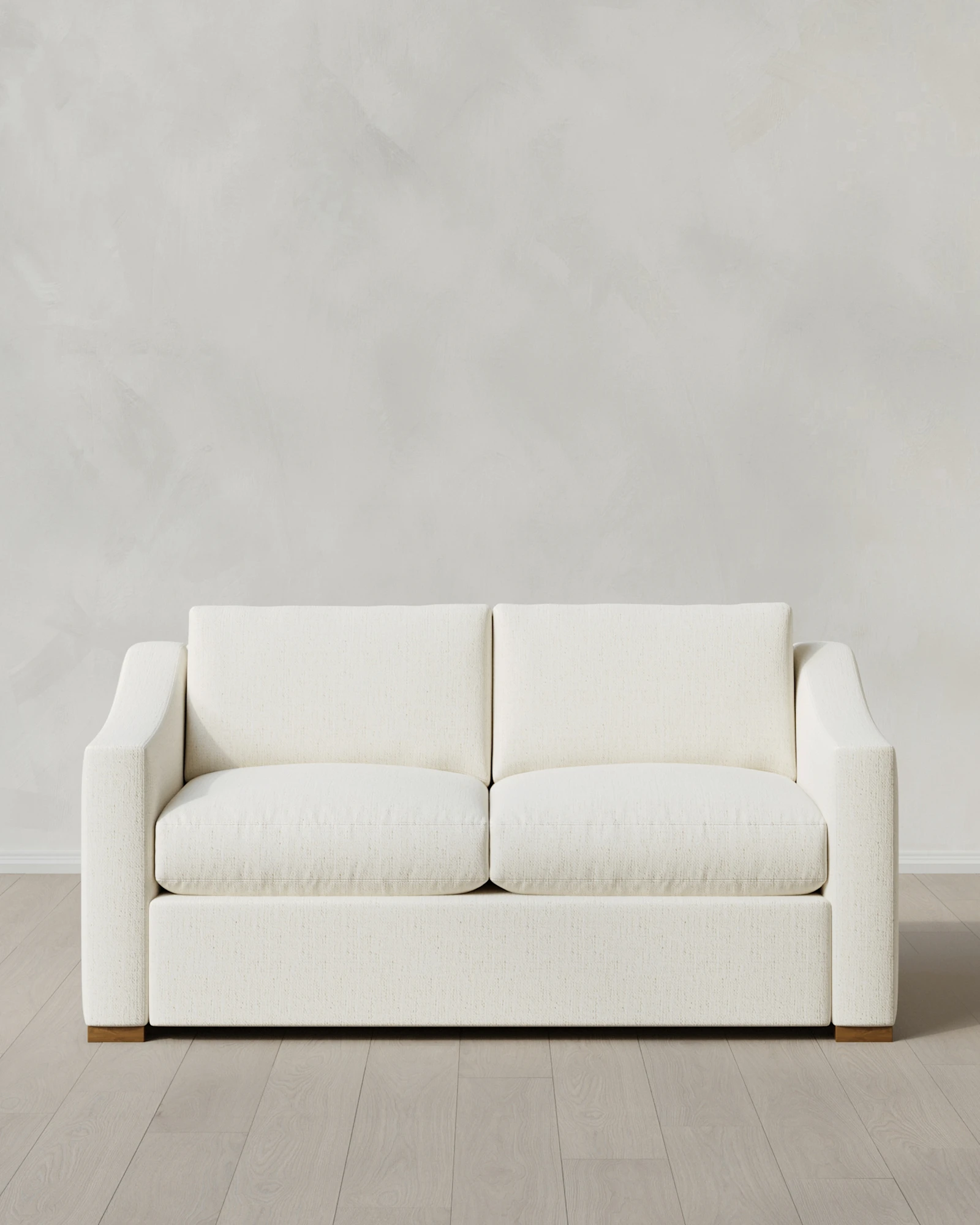 Hollis Slope Arm Sofa in Performance Chenille Linen Blend