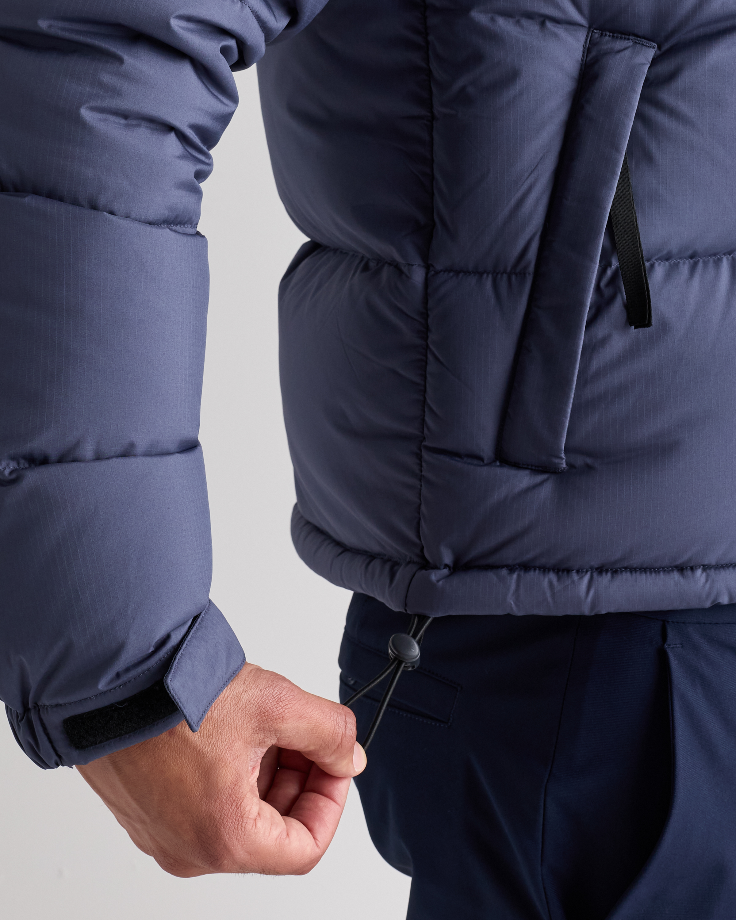 Responsible Down Puffer Jacket in Storm Blue