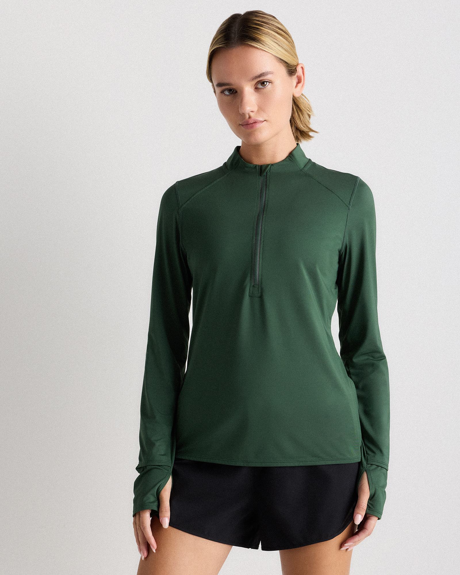 Big Sur Green Race Day Half-Zip Pullover