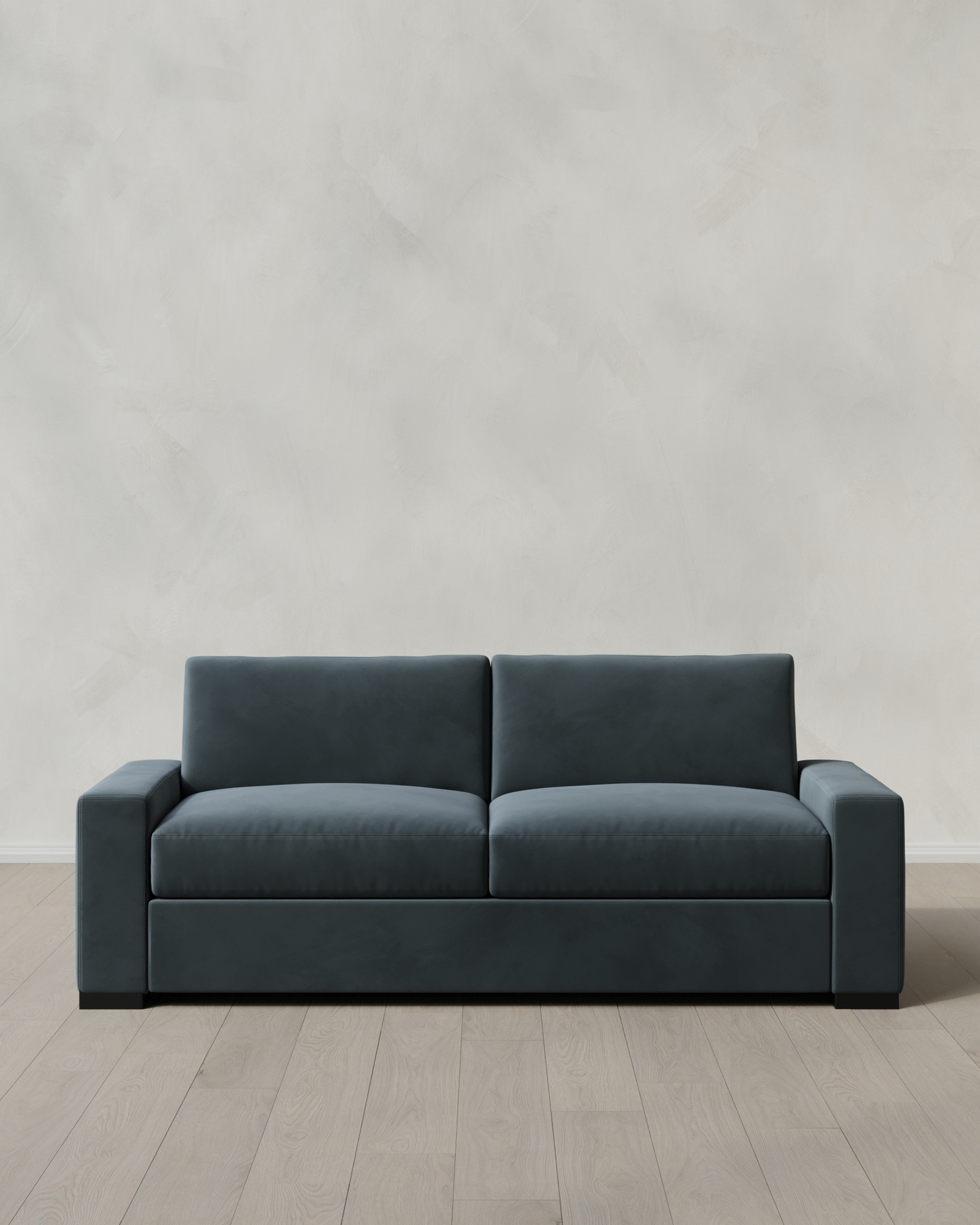 Pine Stillman Sofa in Performance Velvet