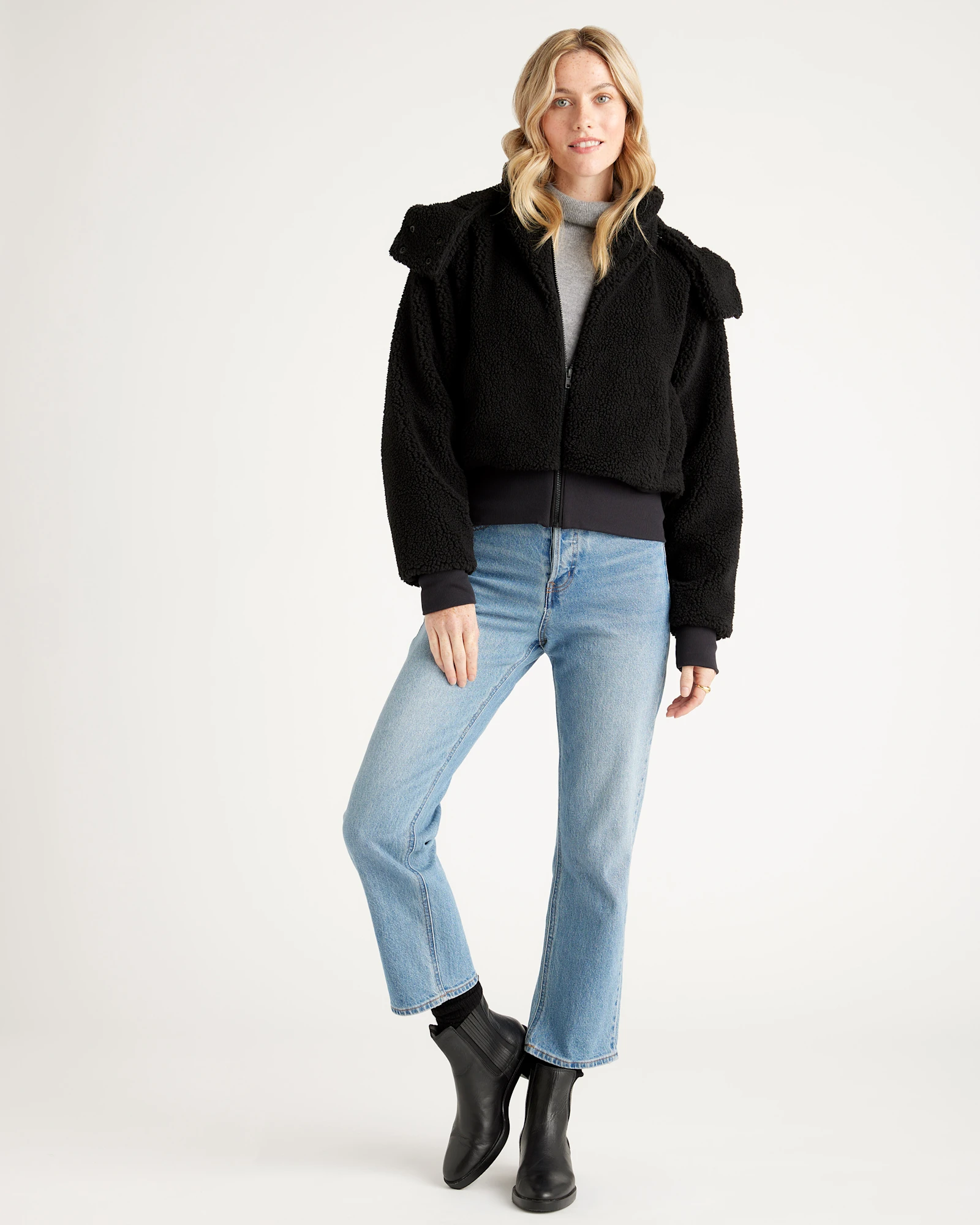Hooded Sherpa Jacket