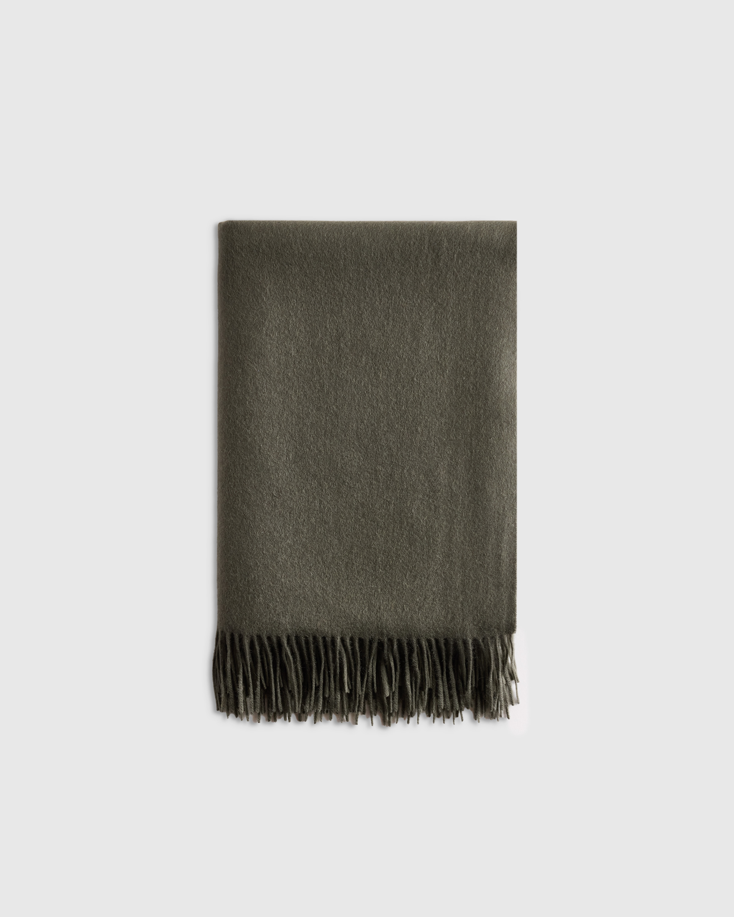 Moss Mongolian Cashmere Throw