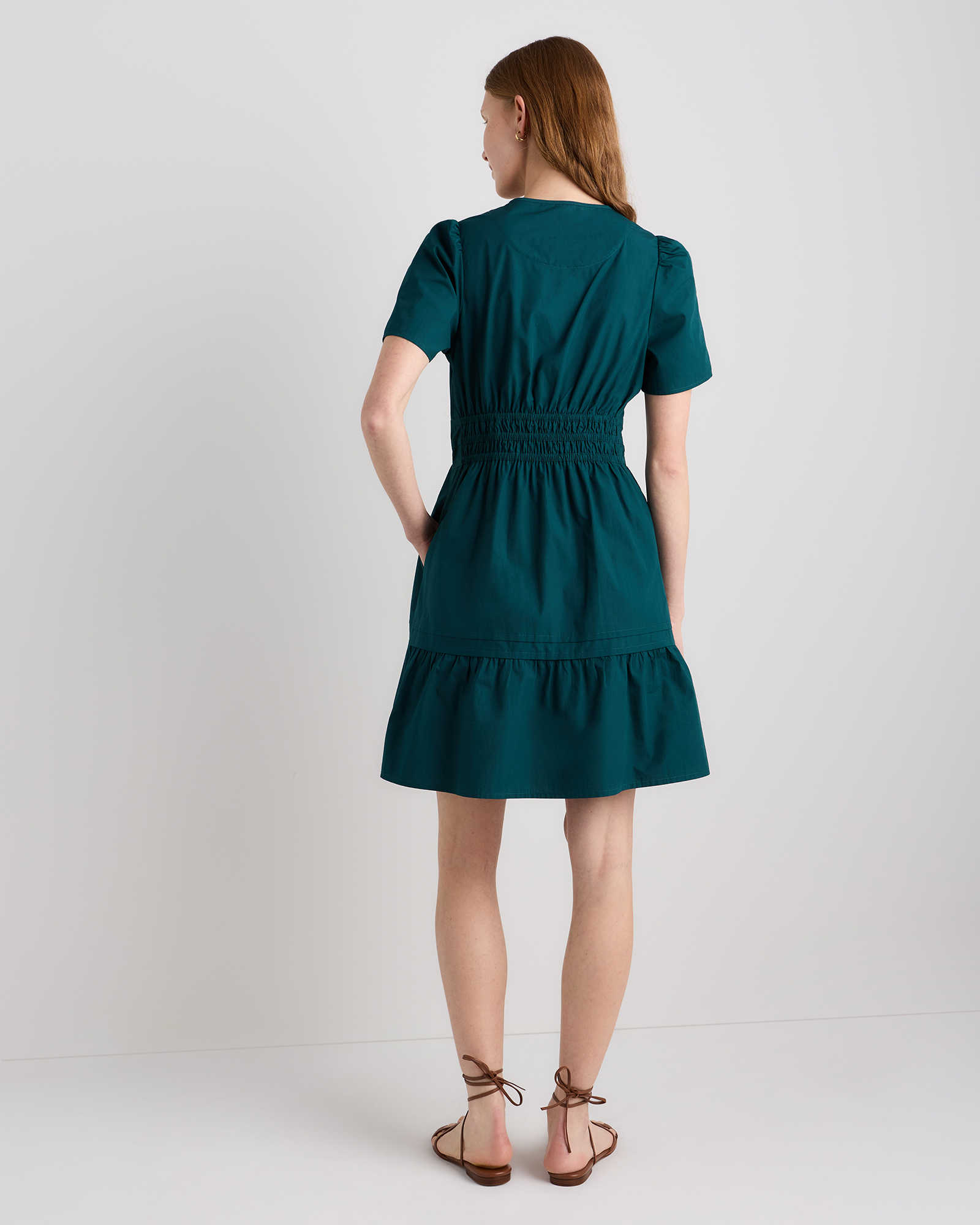 100% Organic Cotton Tiered Mini Dress