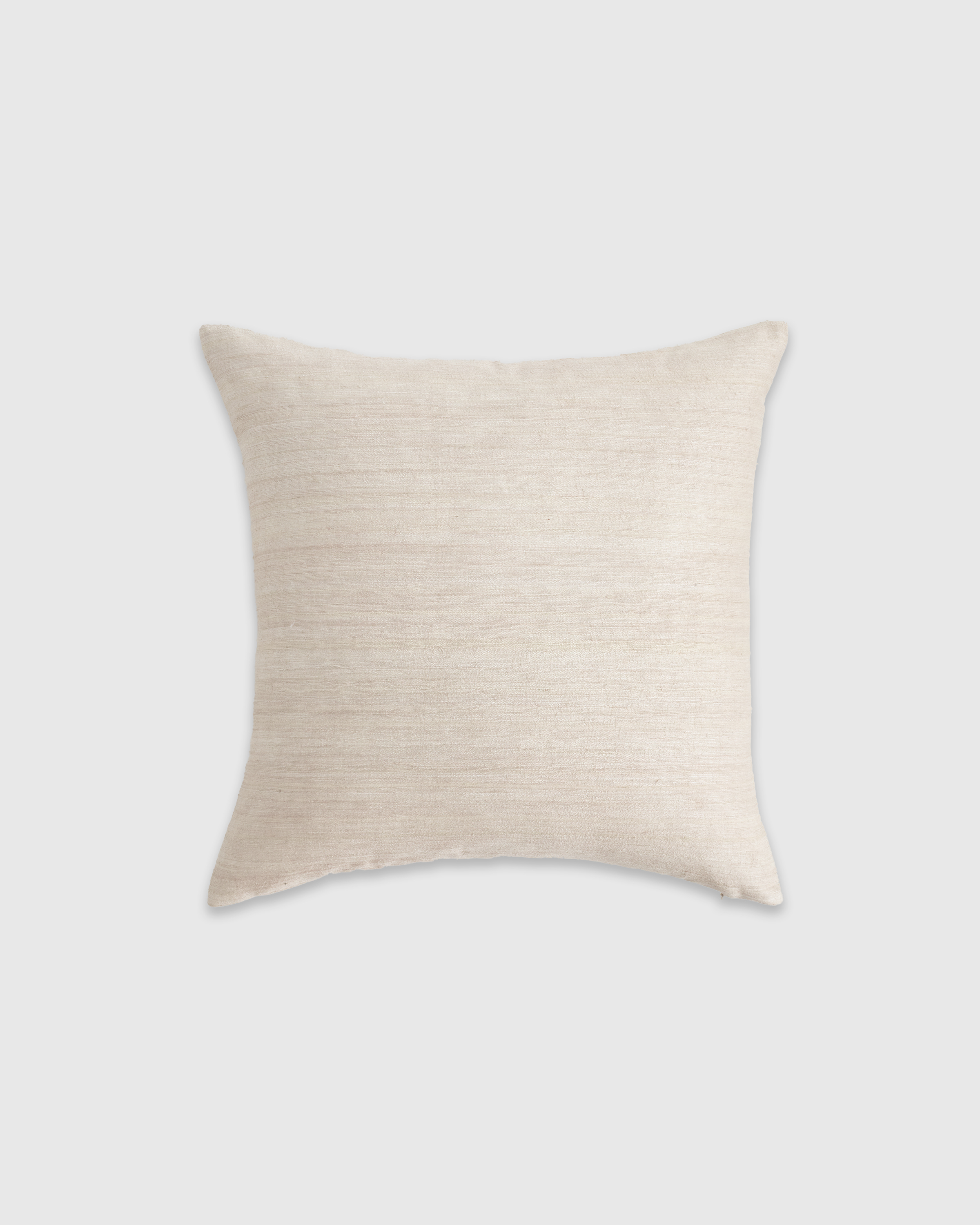 Sand Raw Silk Pillow Cover