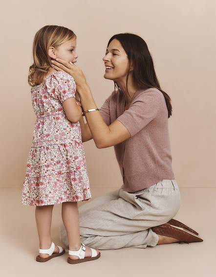Heather Vintage Pink Mongolian Cashmere Short Sleeve Cardigan