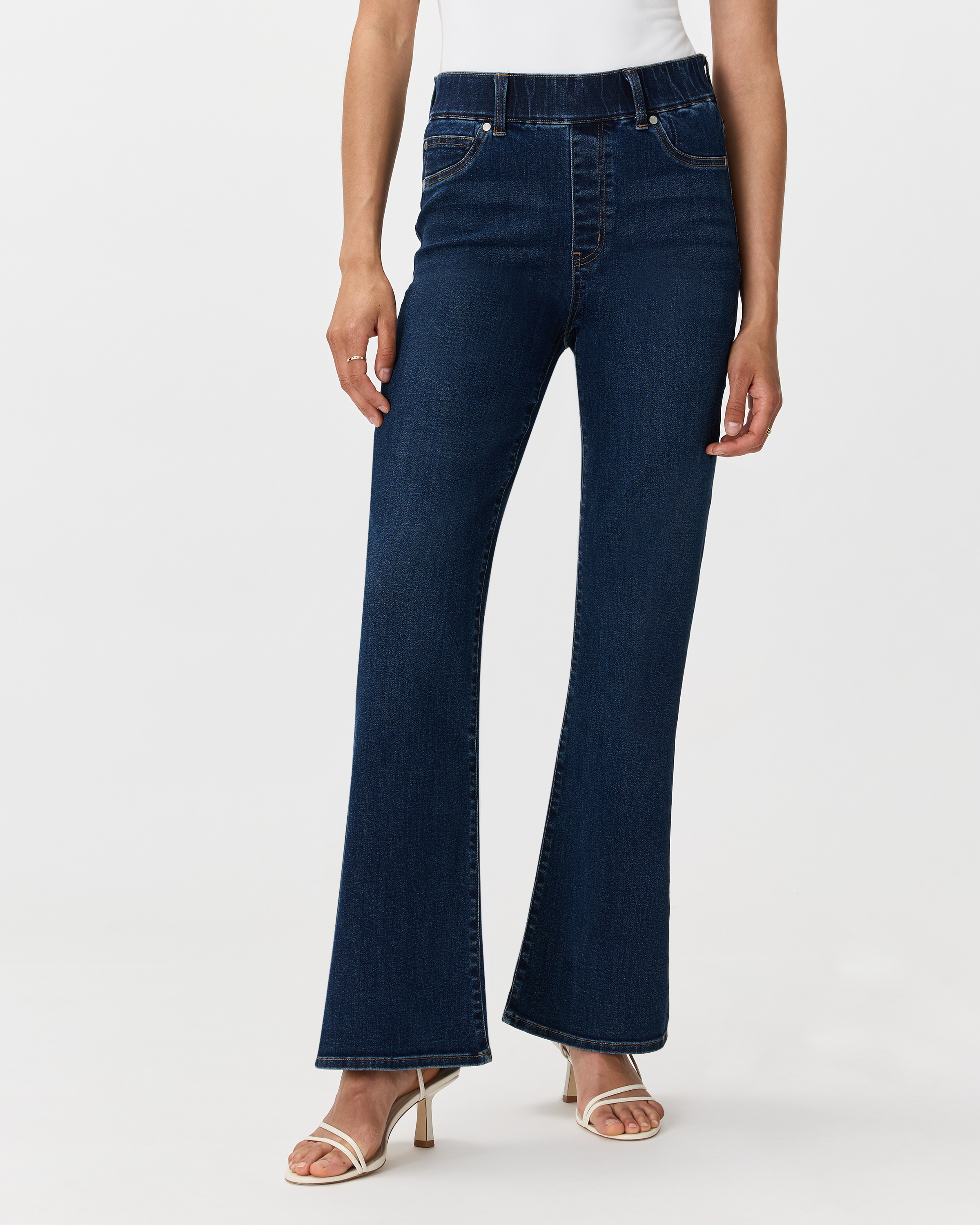Nocturne Blue Nina Stretch Pull-On Flare Jeans