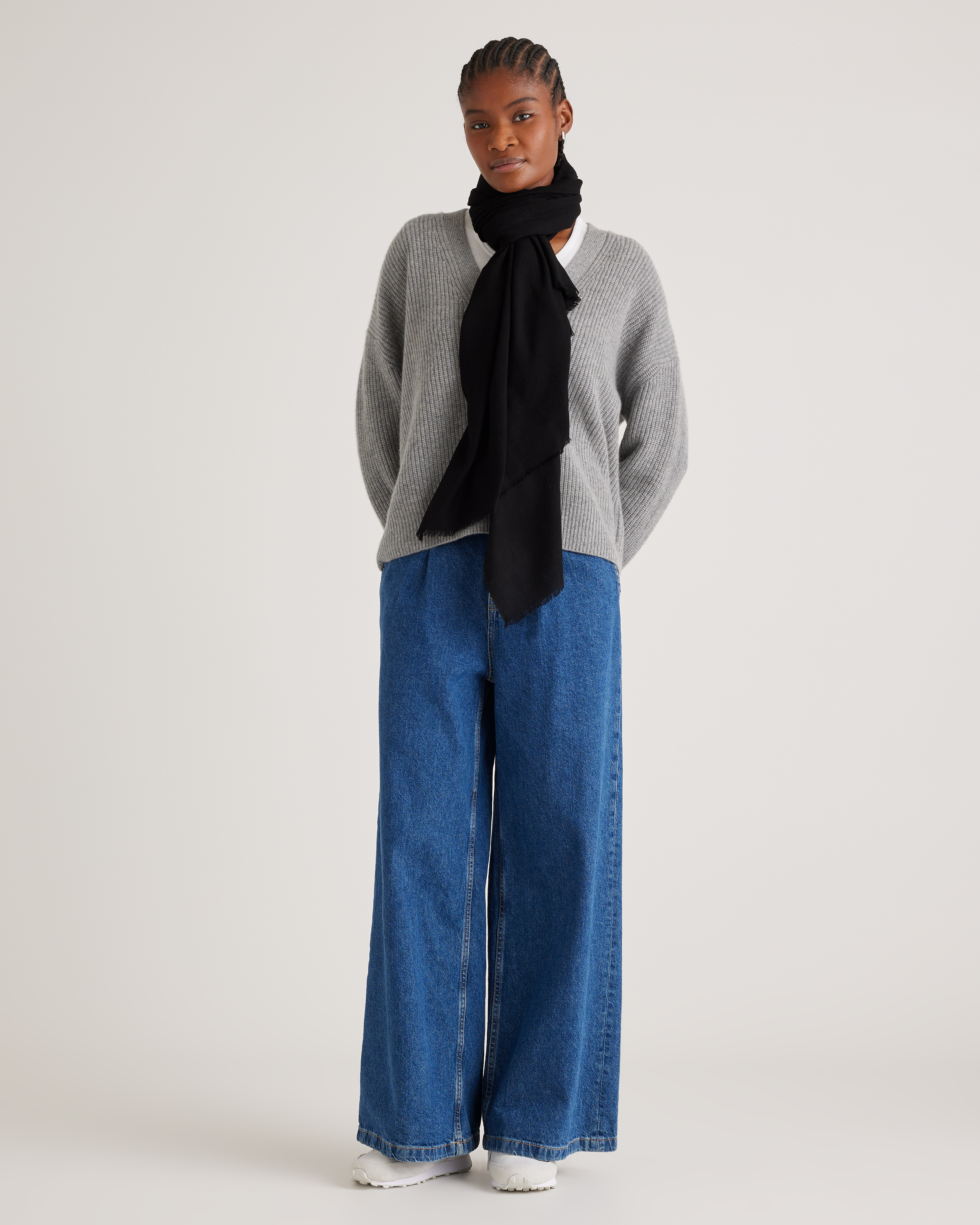 100% Pashmina Wool Scarf - thumbnail 2
